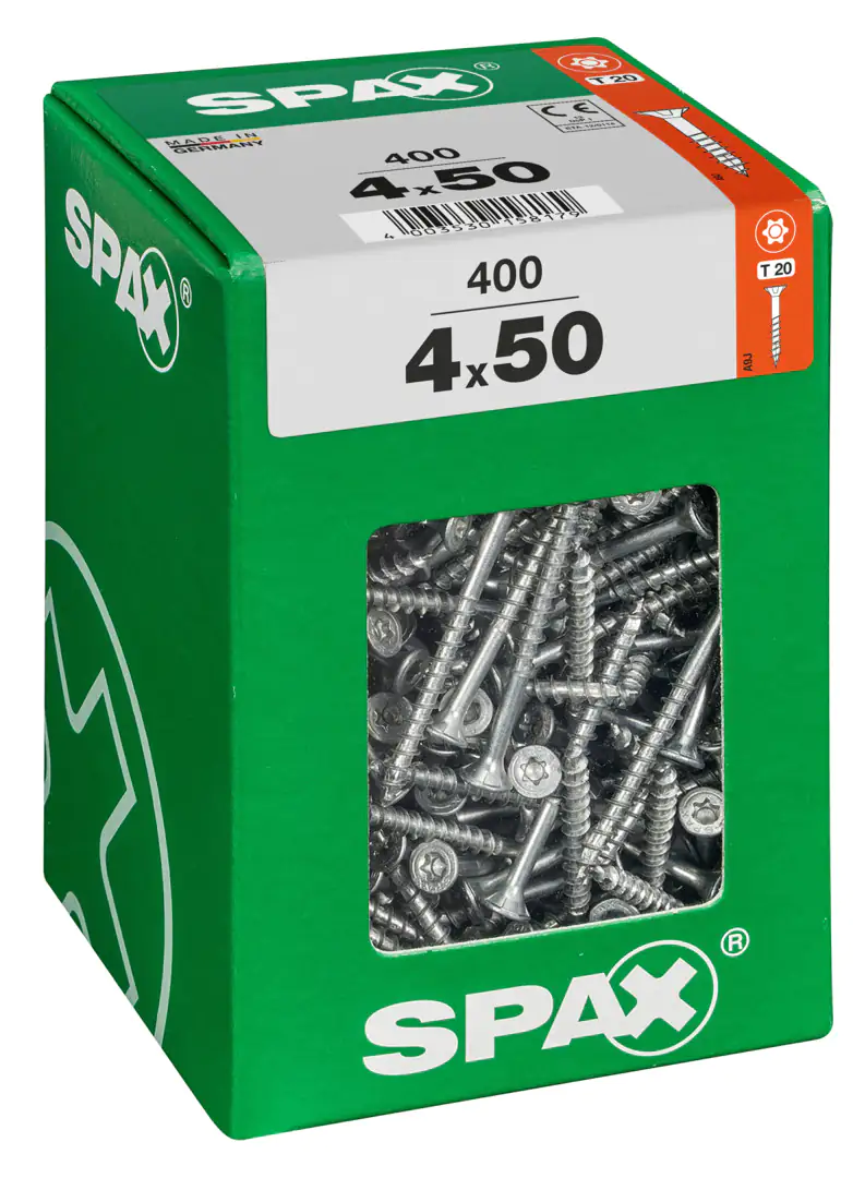 Spax Universalschrauben 4.0 x 50 mm TX 20 - 400 Stk.