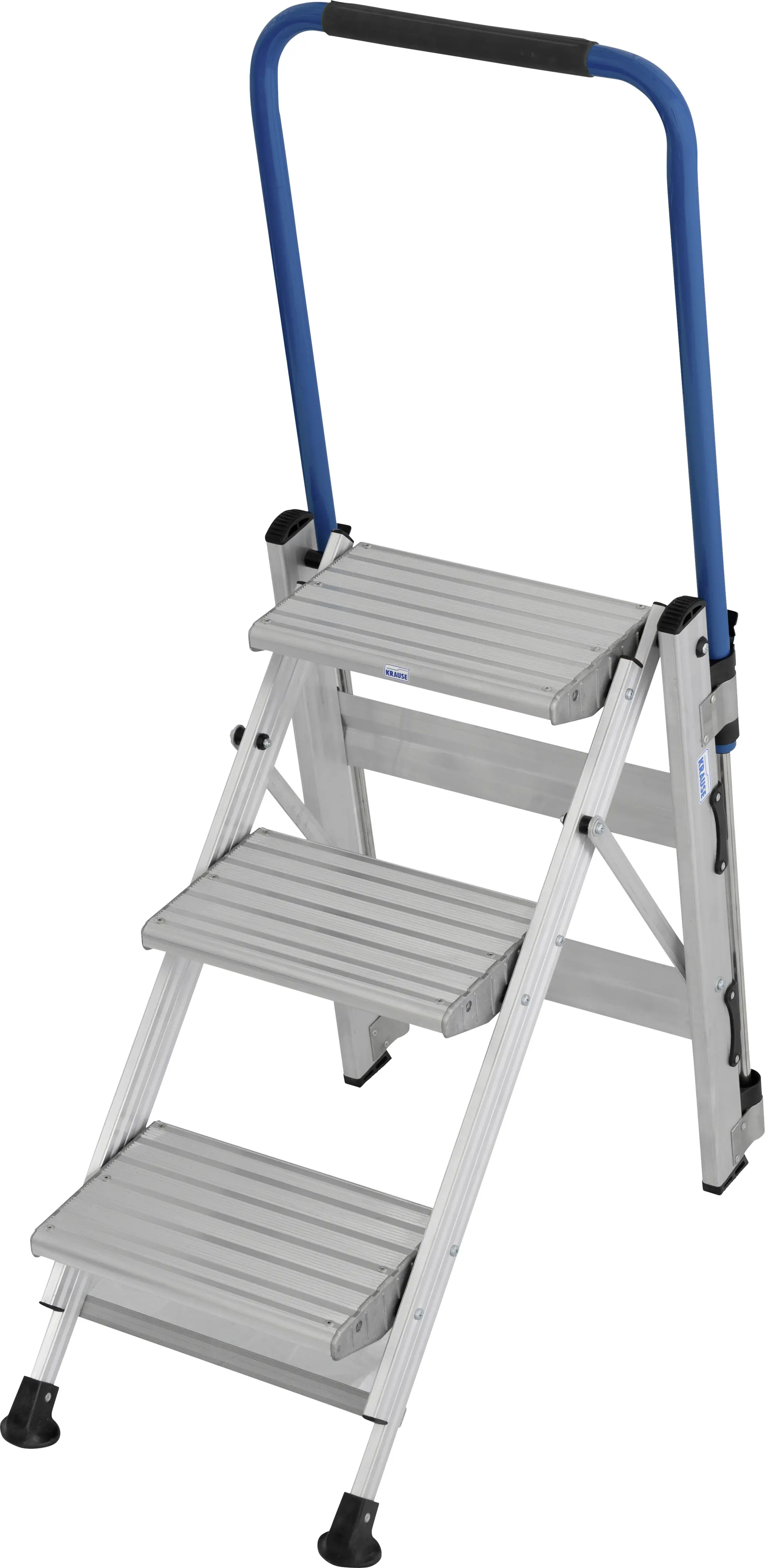 Krause Klapptreppe Stabilo 3 Stufen 75 cm mit Bügel