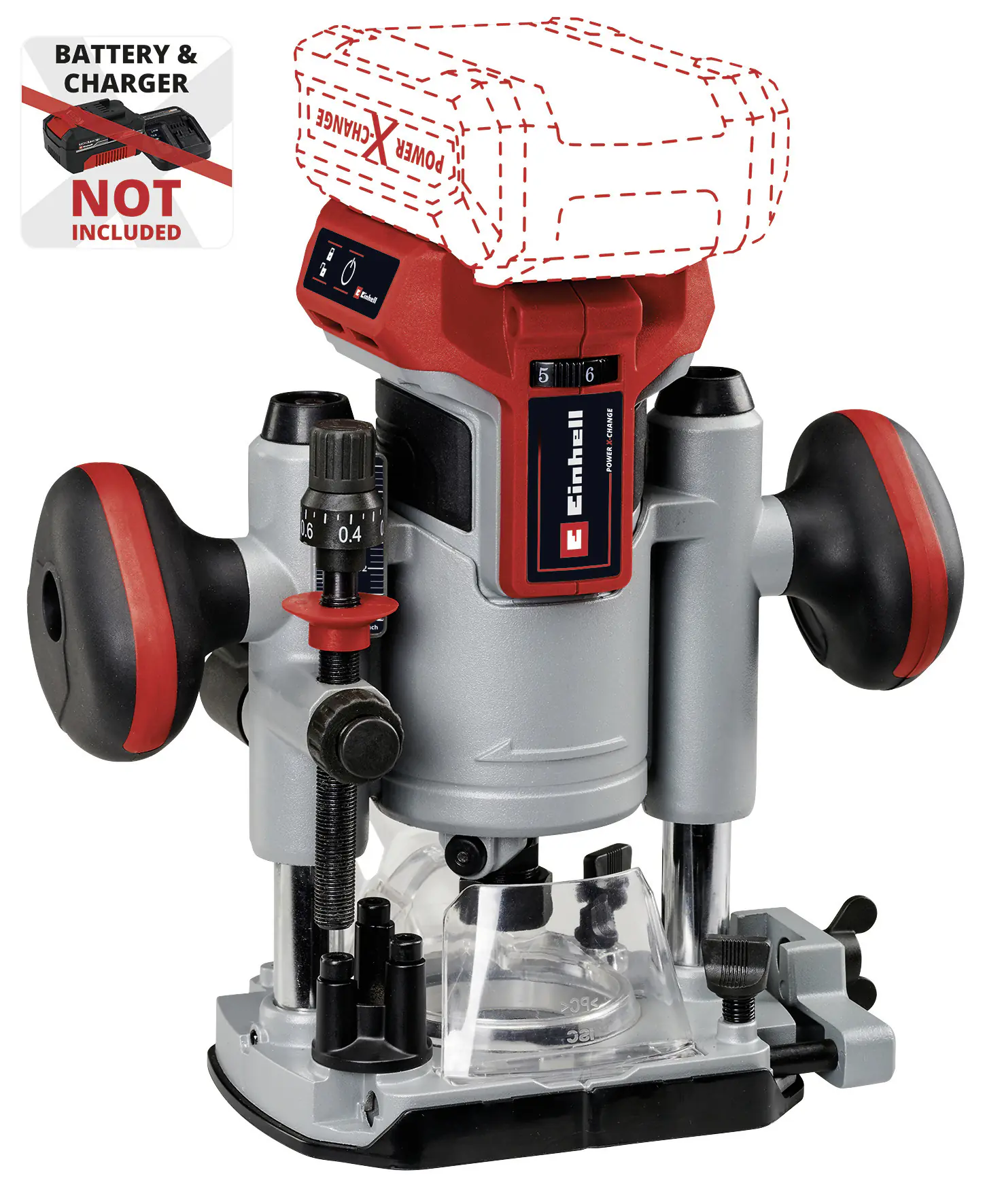 Einhell Akku-Oberfräse TP-RO 18 Li BL Solo 18 V