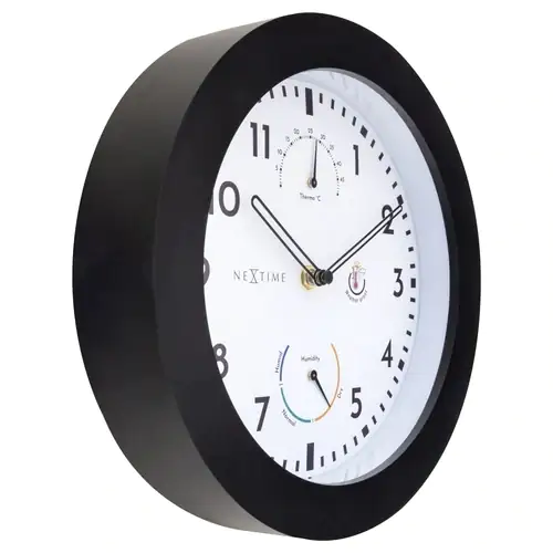 Nextime Außenwanduhr Daisy Ø 25,5 cm
