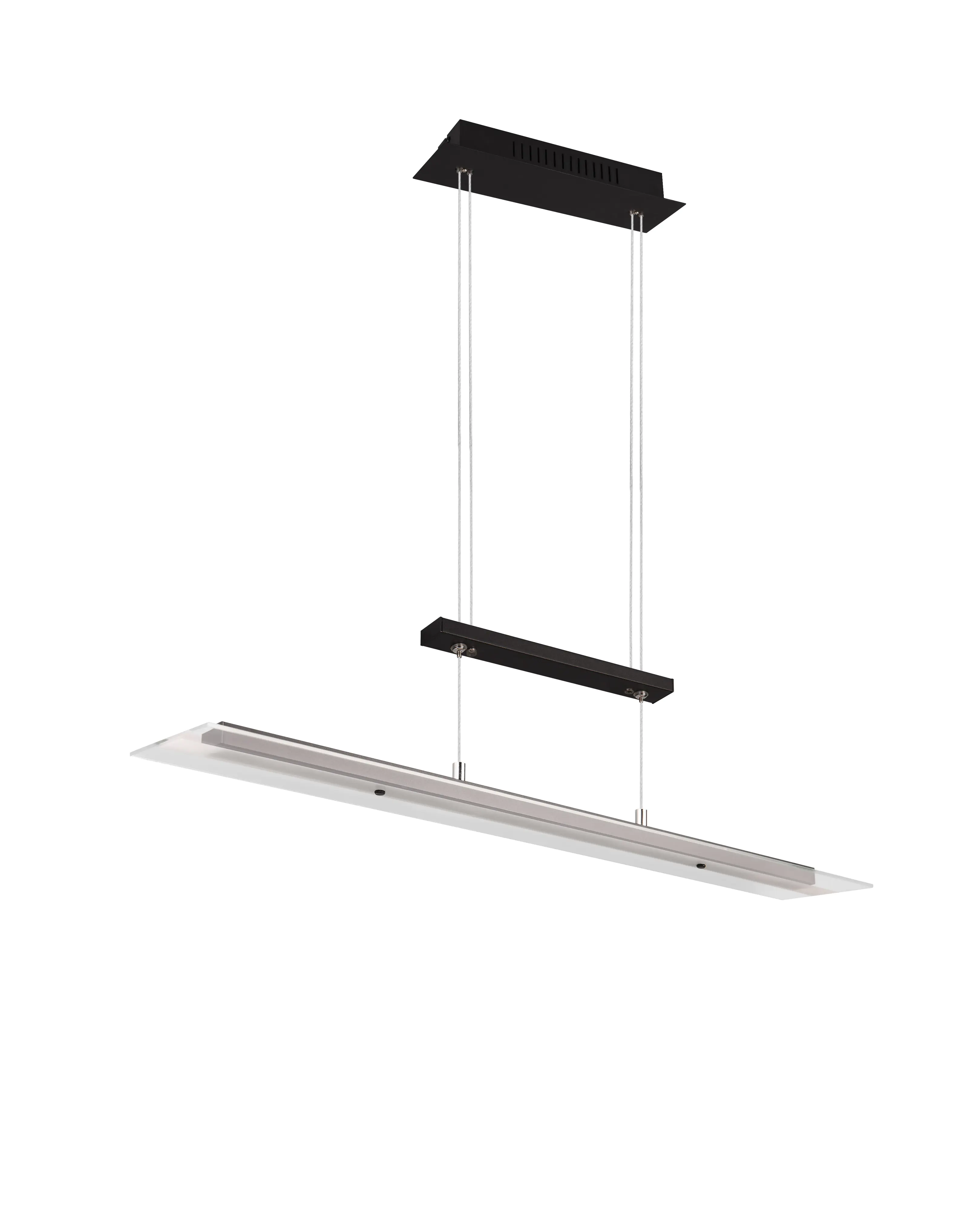 Trio Leuchten LED Pendelleuchte Milos 4x5W schwarz, Metall