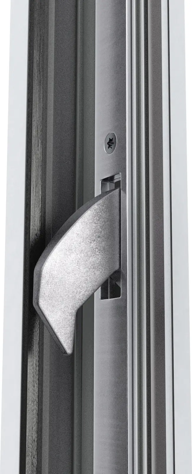 Meeth Haustür Signum Pro PVC Modell 92 88 x 200 cm DIN Rechts weiß/titan