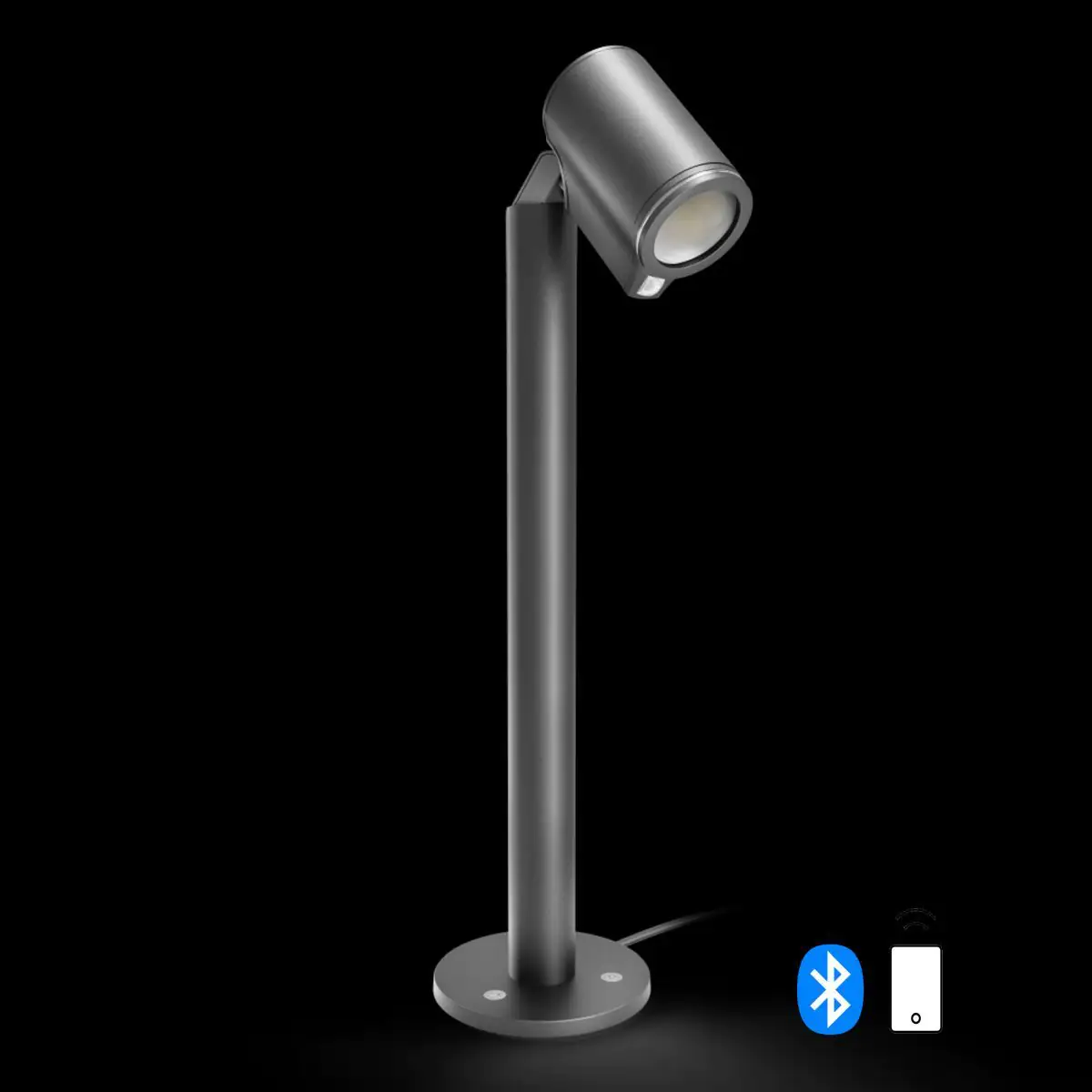 Steinel Strahler Spot Way SC Anthrazit mit Bewegungsmelder & Bluetooth