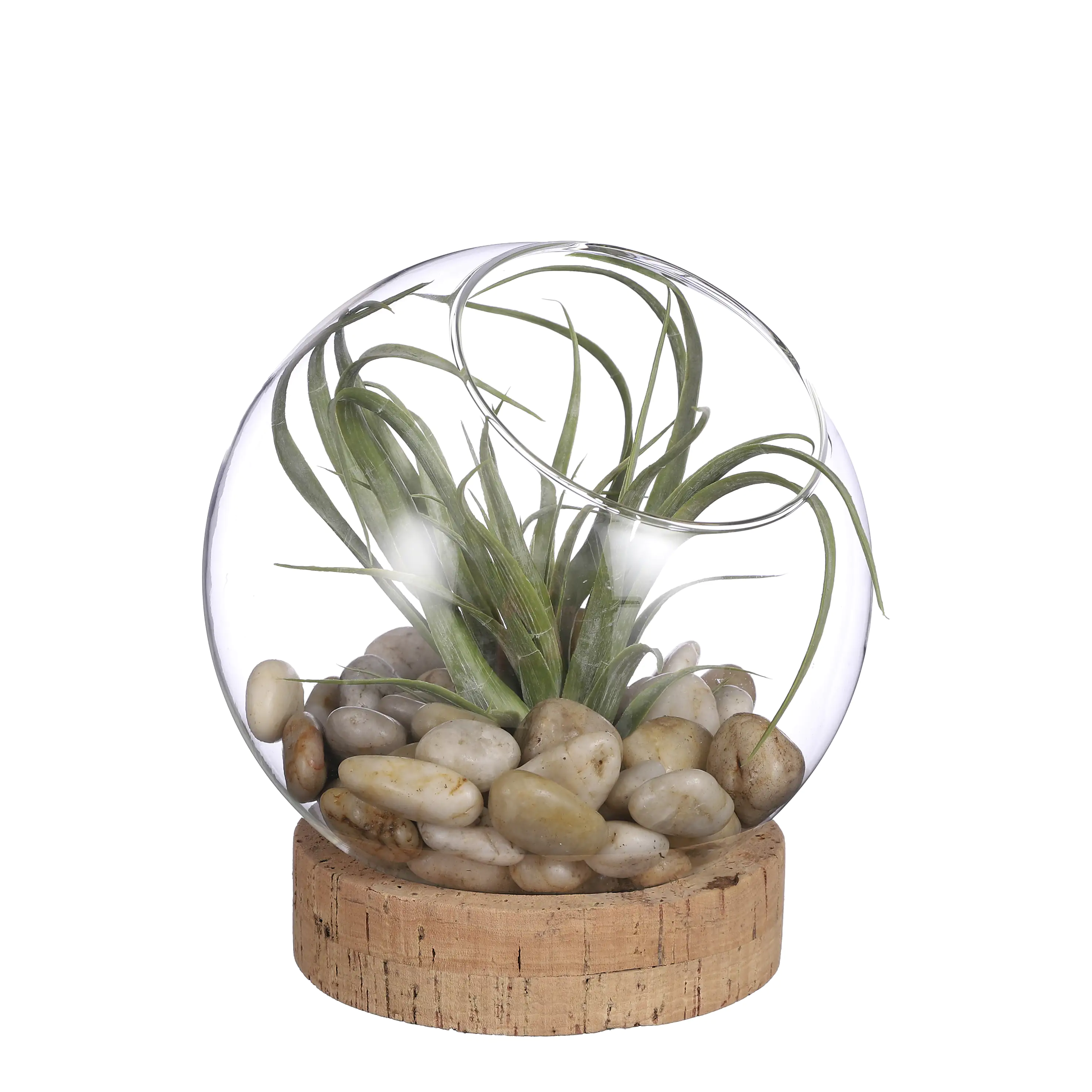 Mica Vase Jillian transparent transparent, 19 x 18 cm