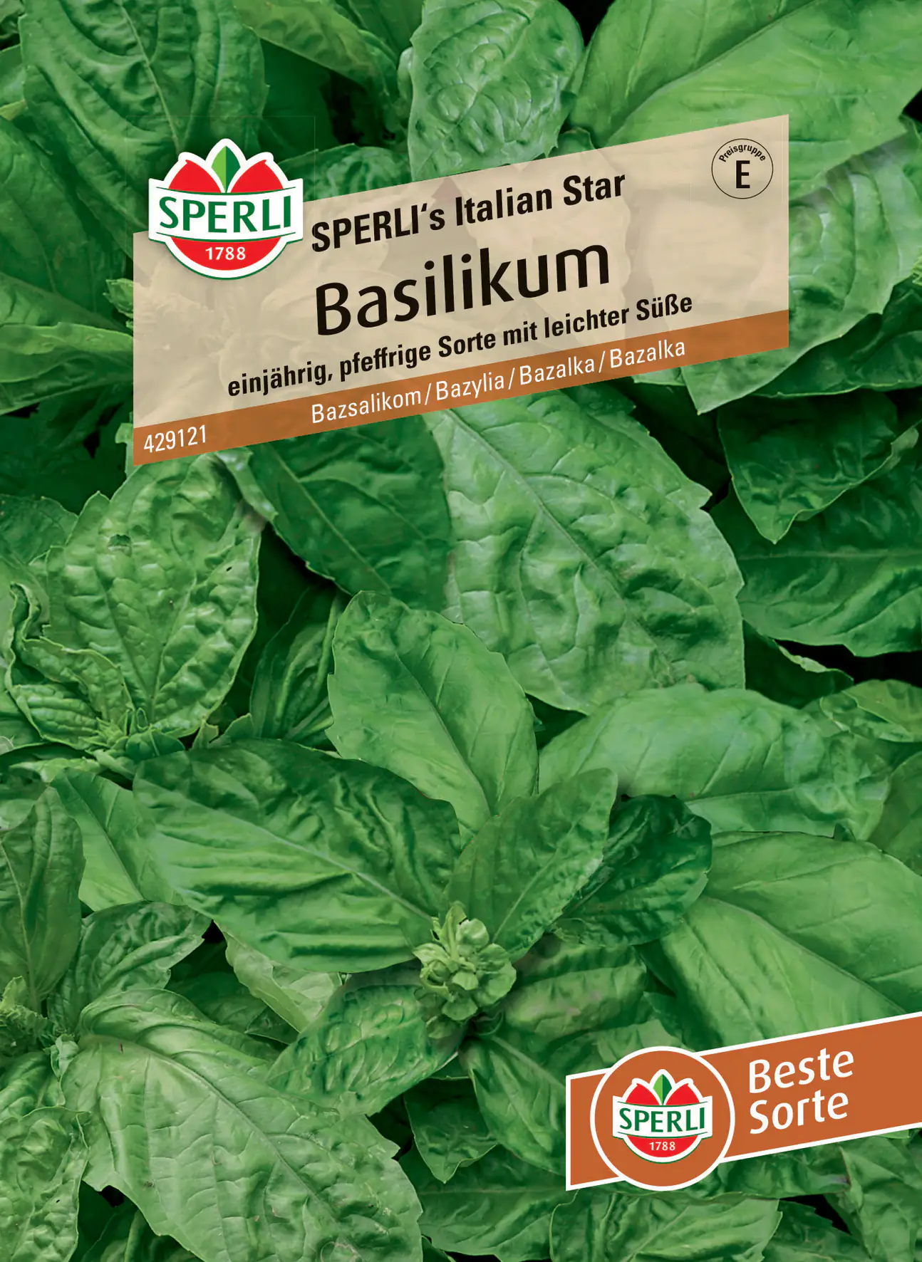 Sperli Basilikum Sperli 's Italian Star