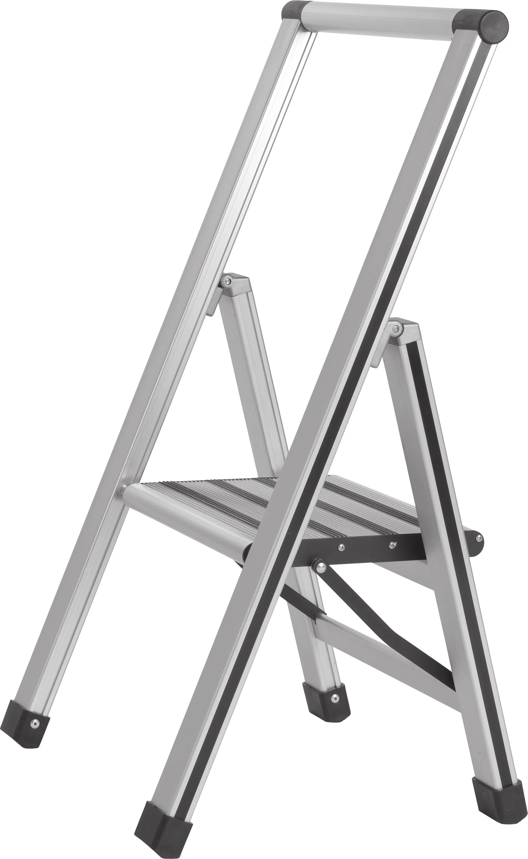 Wenko Aluminium-Design Klapptrittleiter 2,05 m