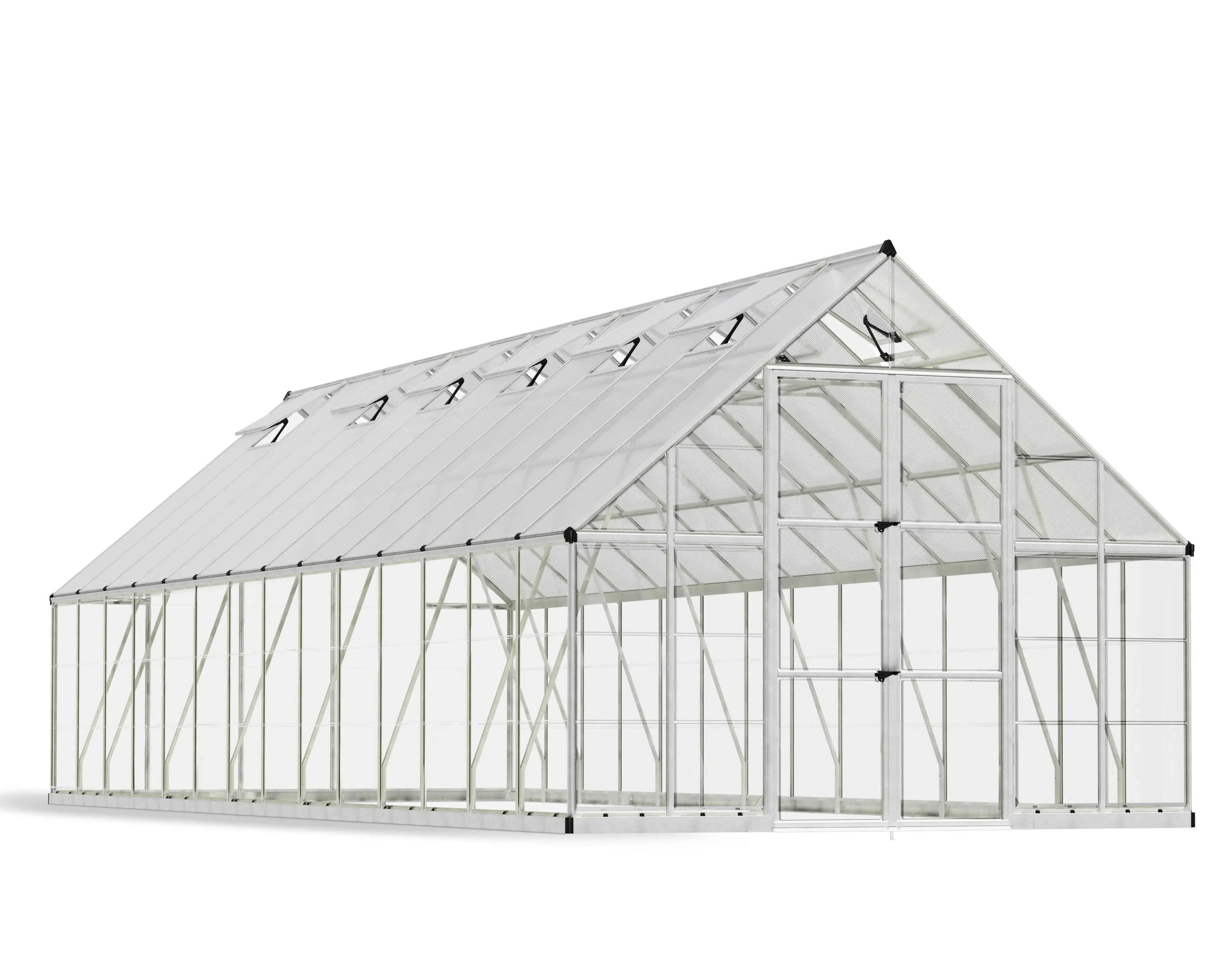 Canopia Gewächshaus Balance Alu silber 844 x 304 cm