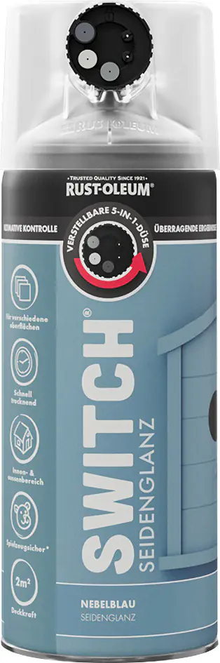 Rust-Oleum Sprühlack Switch 400 ml nebelblau seidenglanz