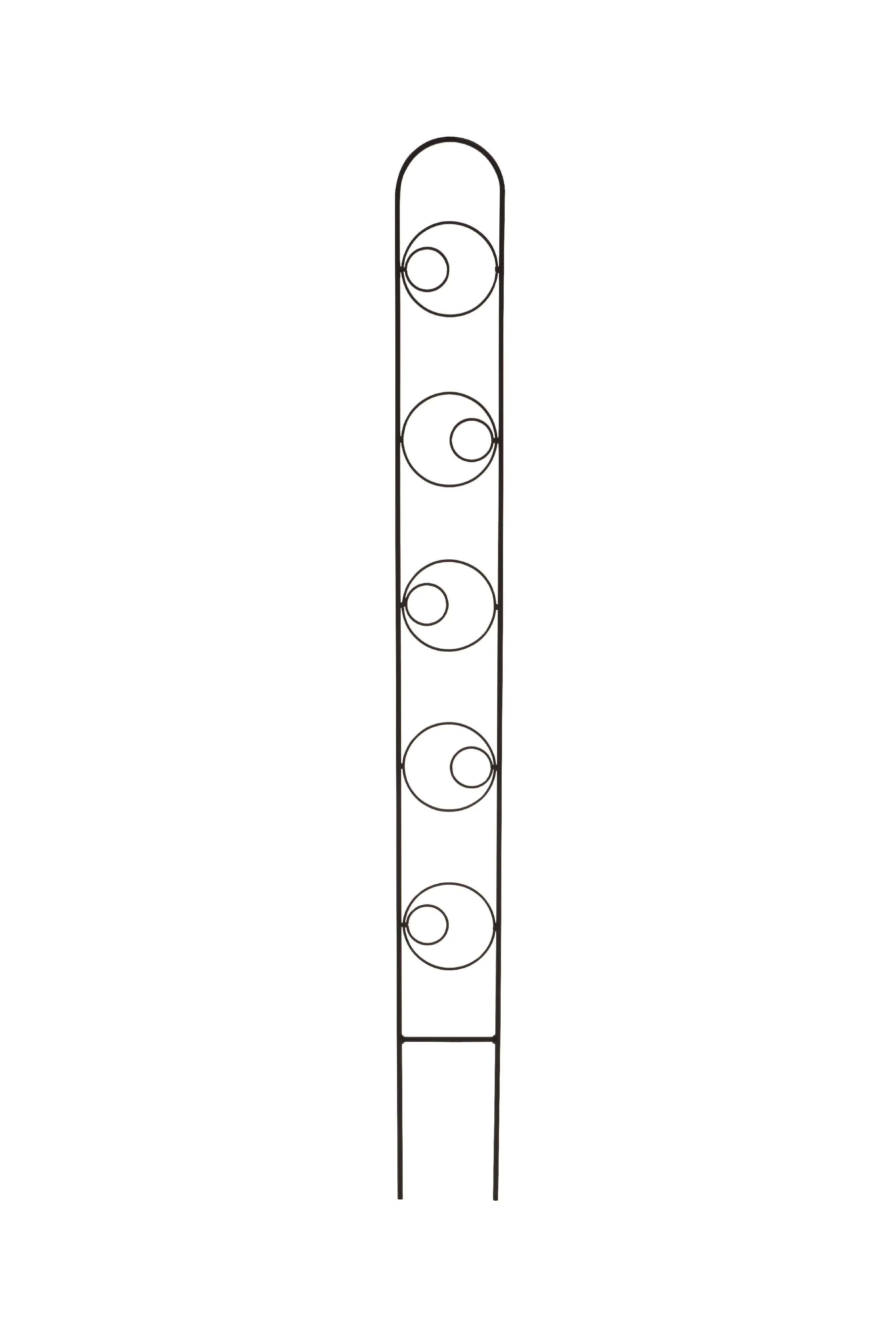 Pink Garten Clematisspalier Circle 15 x 150 cm