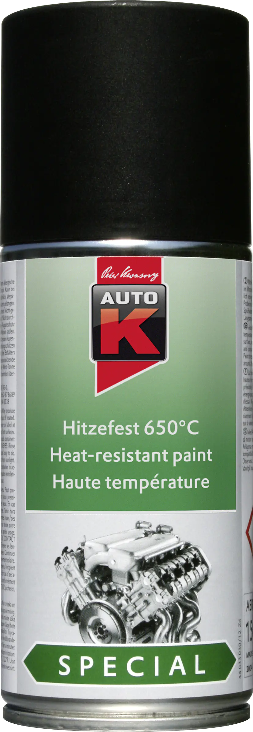 Auto-K Lack Hitzefest 650°C Special schwarz 150ml
