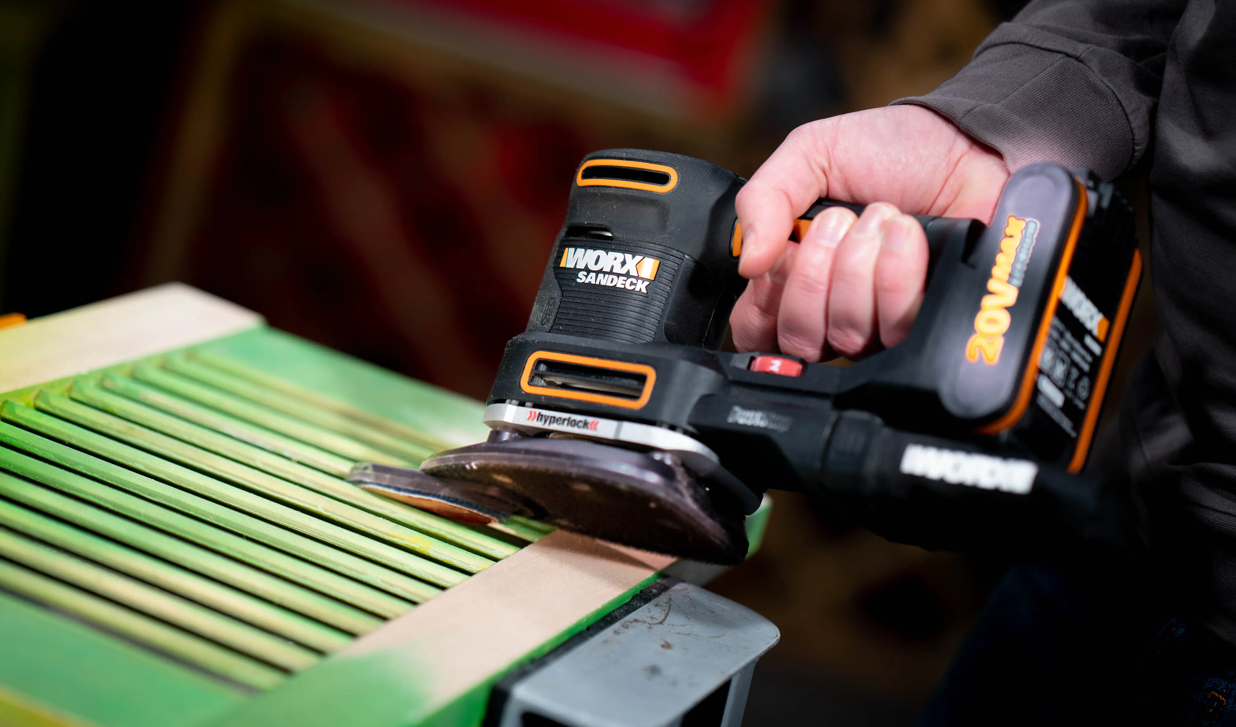 Worx Akku-Multischleifer Sonicrafter WX820 20 V inkl. Akku 2 Ah & Ladegerät