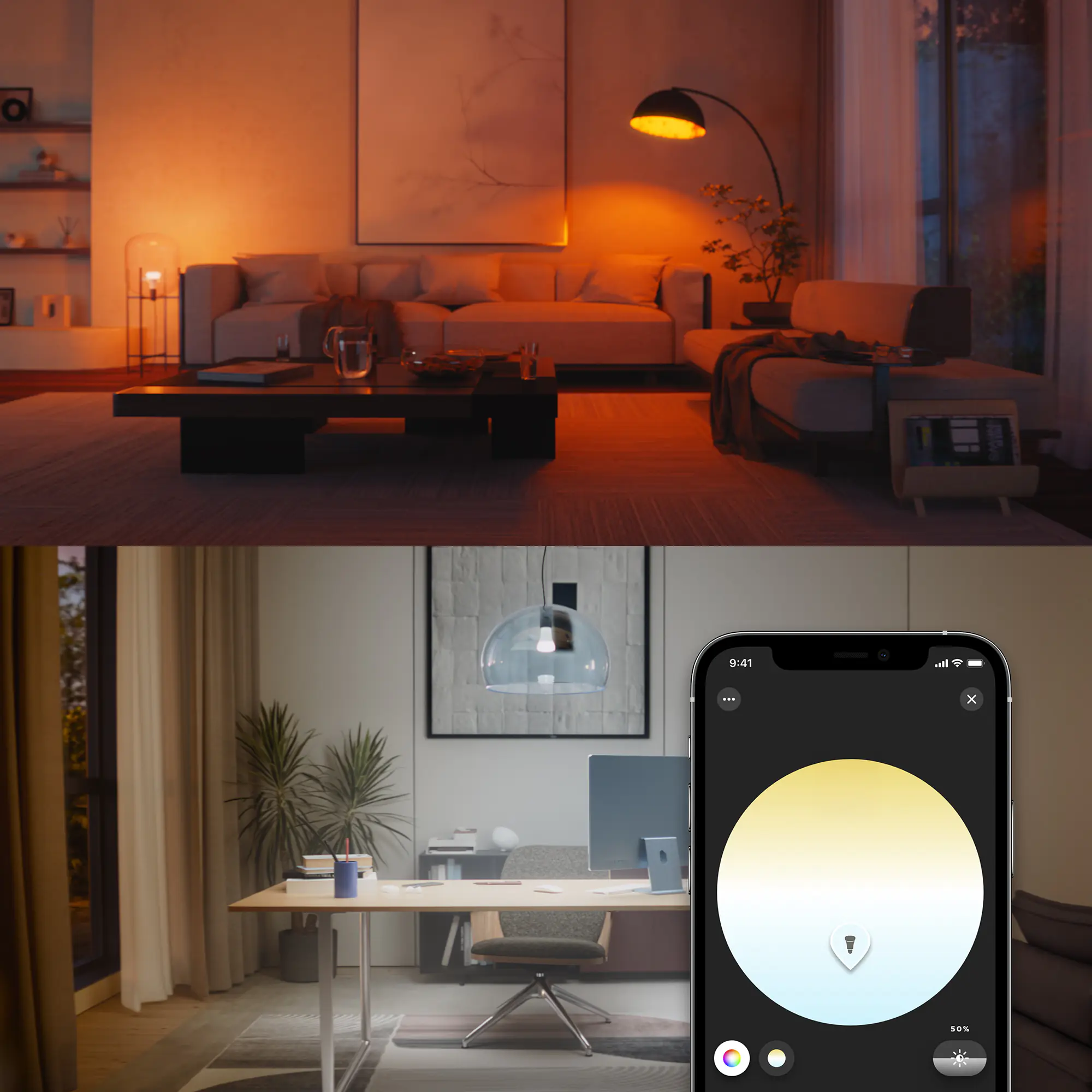 Philiph Hue Smart LED Leuchtmittel 11,8 W E27 RGB dimmbar 