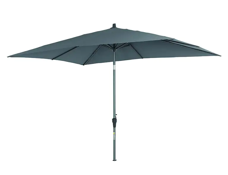Siena Garden Sonnenschirm Avio anthrazit 300 x 200 cm