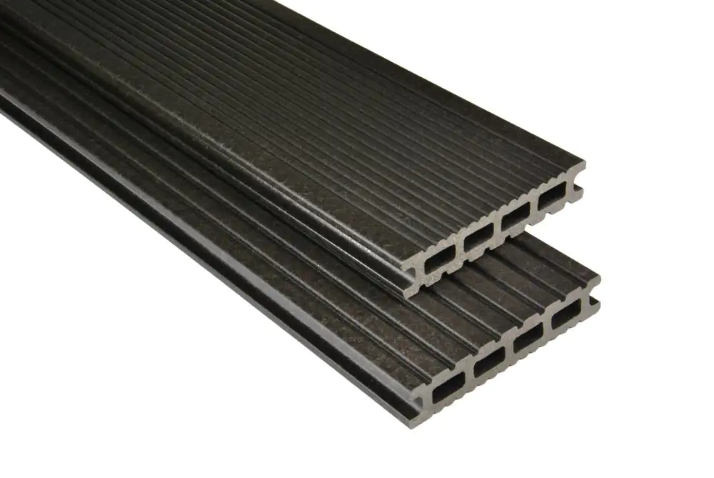 Kovalex Terrassendiele WPC 300 x 14,5 x 2,6 cm anthrazit mattiert
