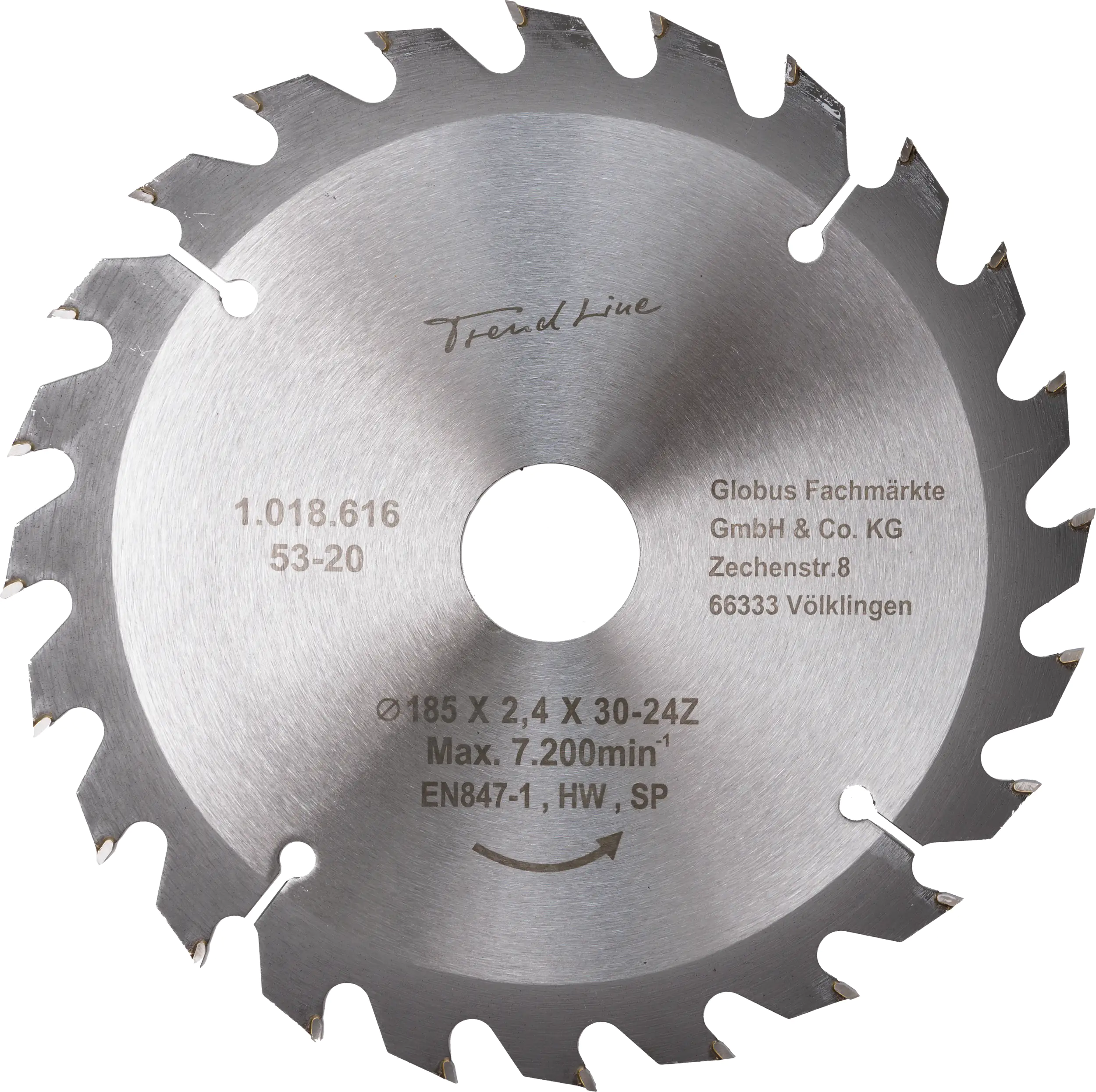 TrendLine HM-Kreissägeblätter Ø 185 mm Bohrung Ø 30 mm 3-teilig