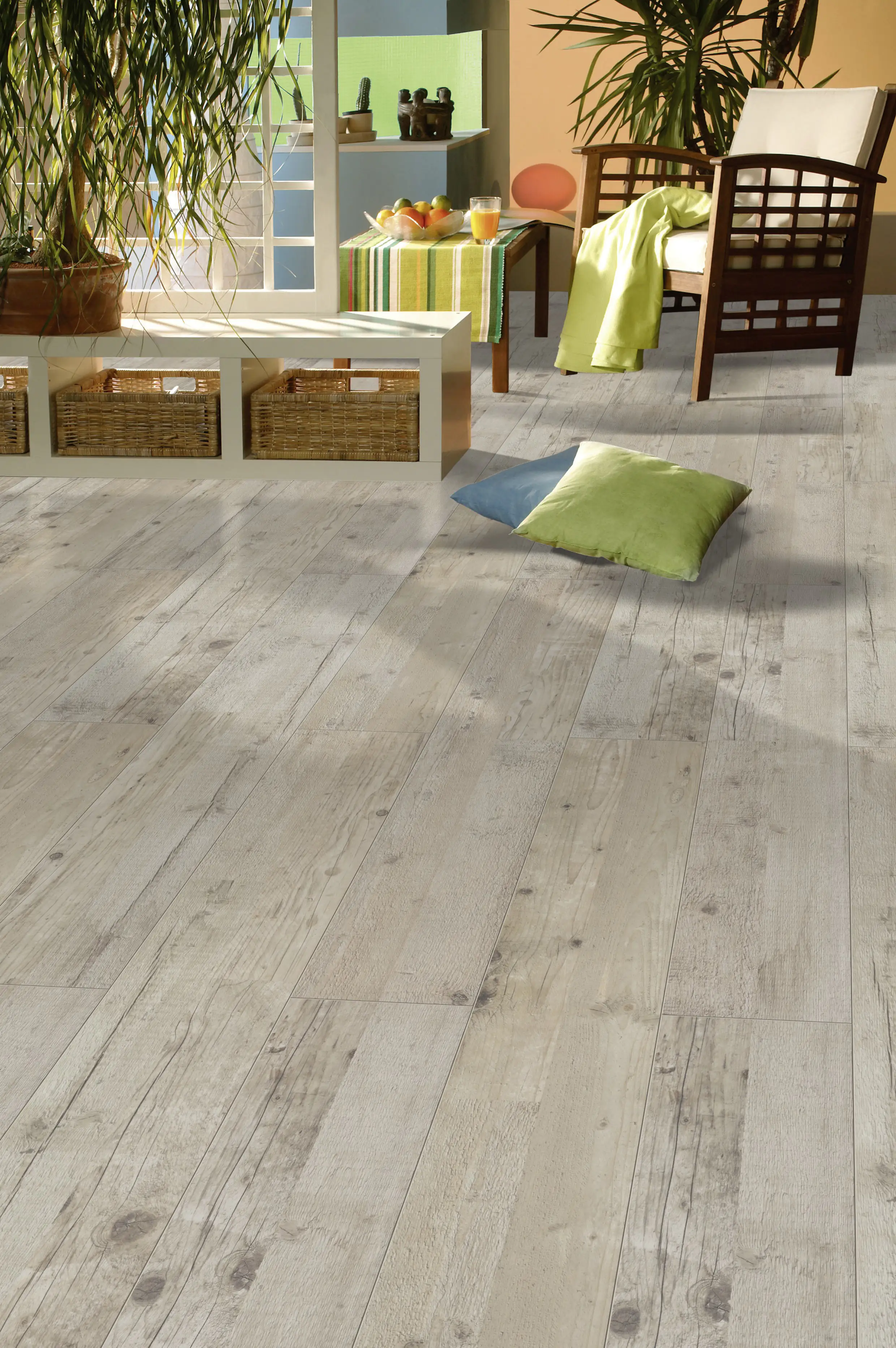Classen Laminat 7 mm 4V 128,6 x 19,4 cm 7 mm Kiefer beige