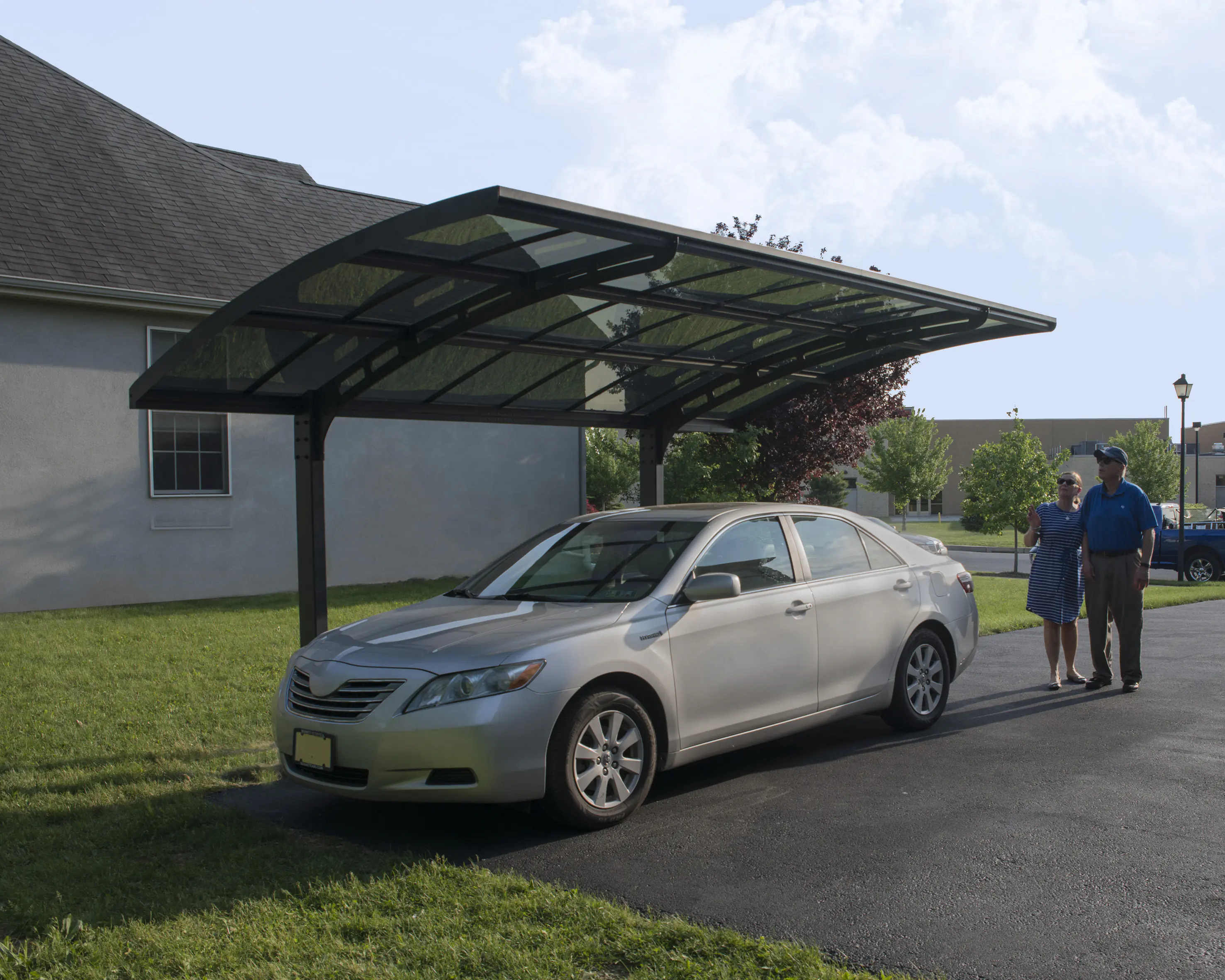 Canopia Carport Arizona Breeze 5000 Grau Alu 495 x 289 cm