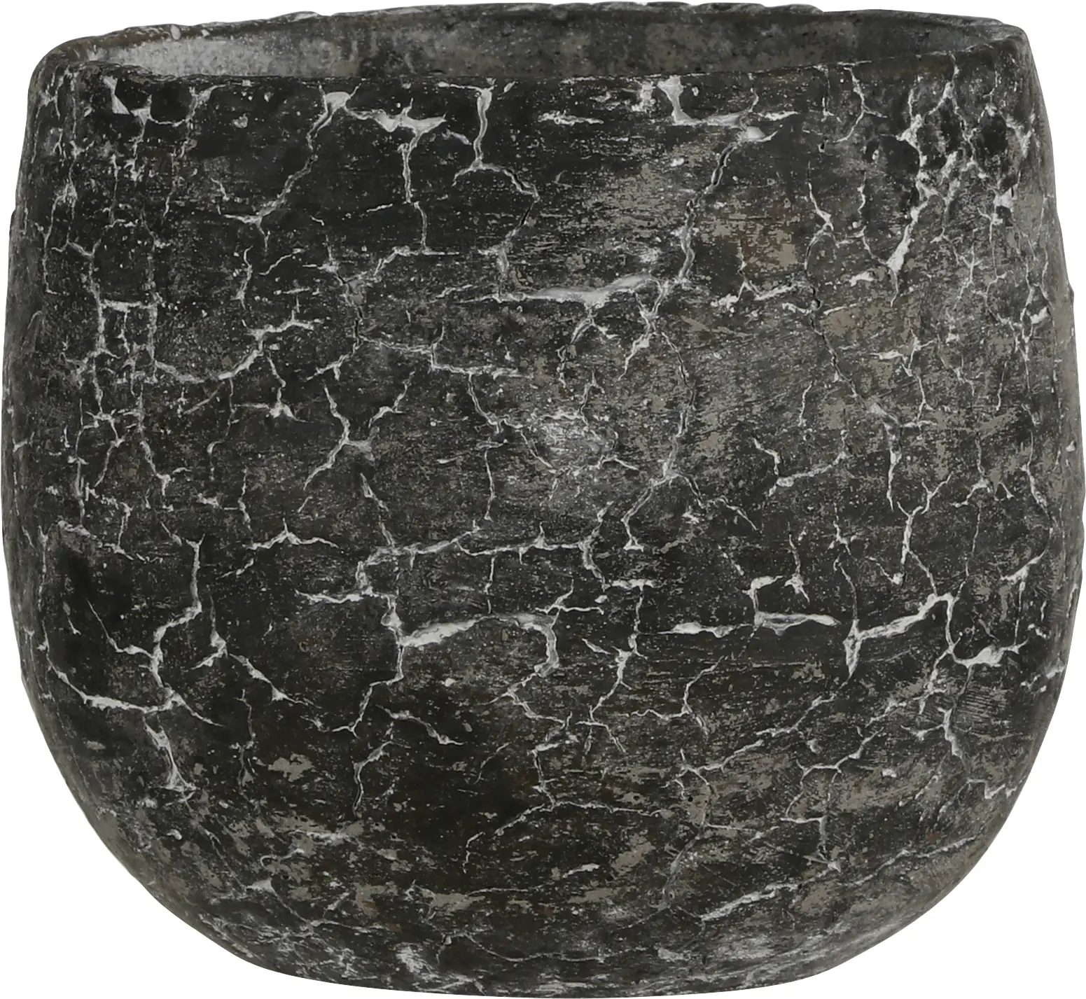 Mica Übertopf Thomas  Ø 16 x 14 cm anthrazit