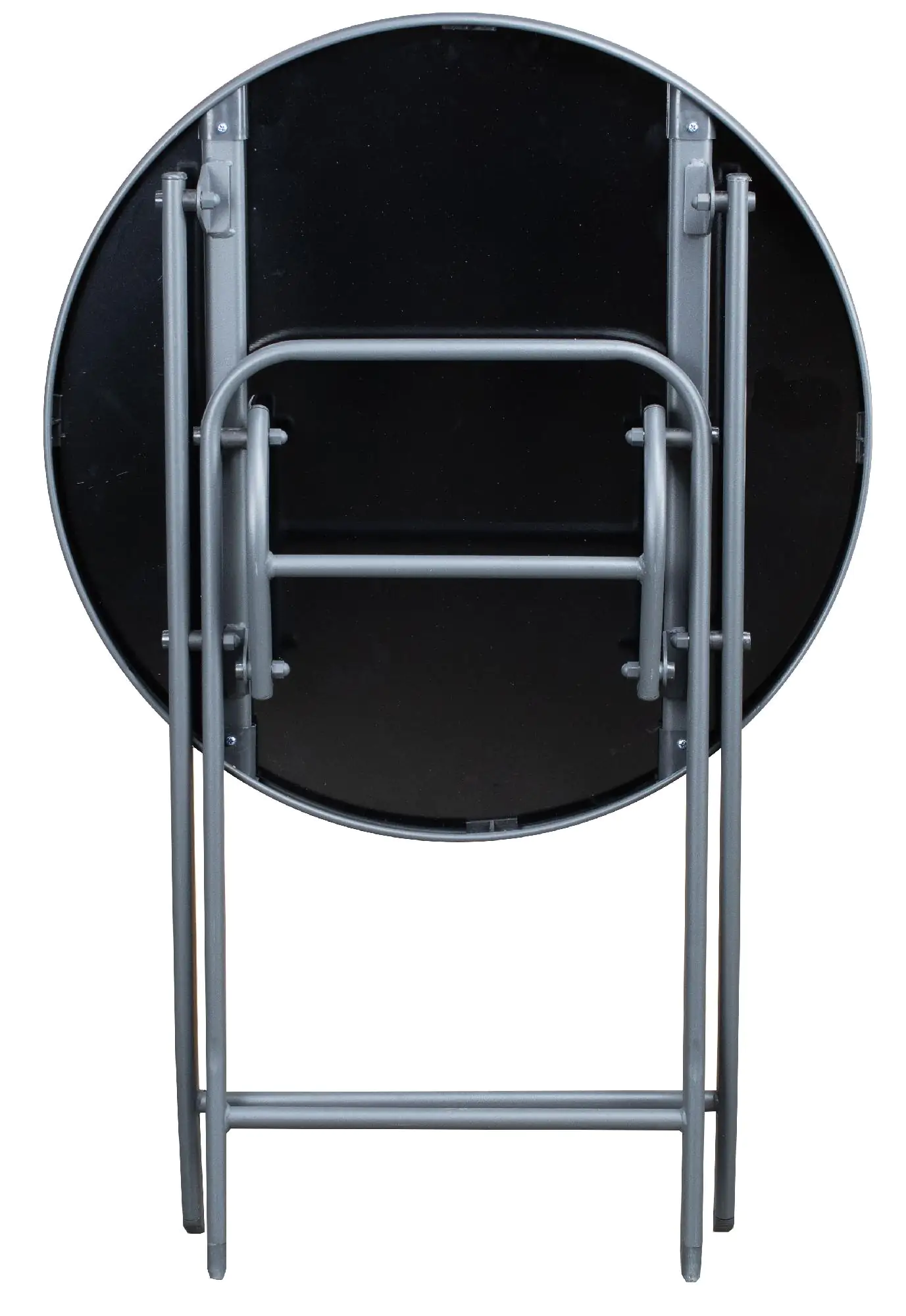 WESTFIELD Balkonset anthrazit 2 x Stuhl, 1x Tisch Ø 60 cm