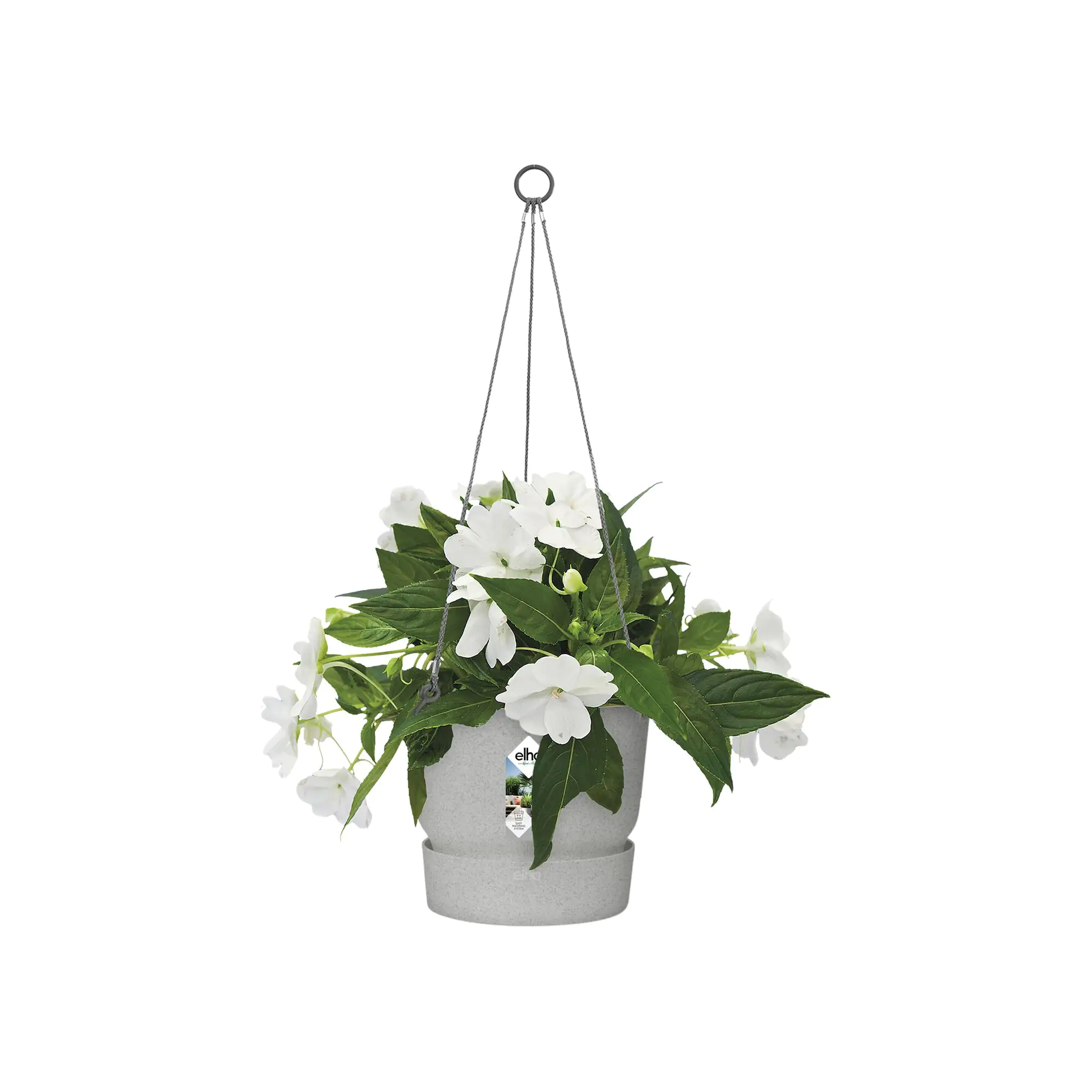 Elho Hängeampel Greenville beton Ø 24 cm