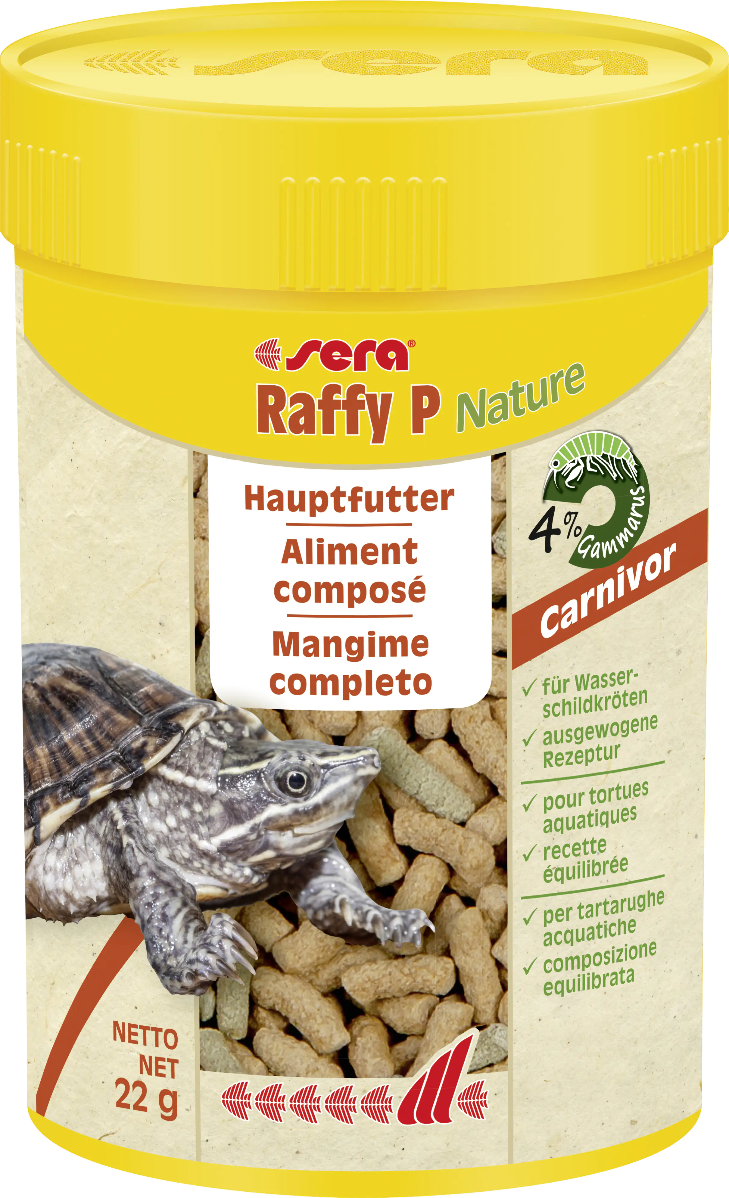 Sera Schildkrötenfutter Raffy P 100 ml