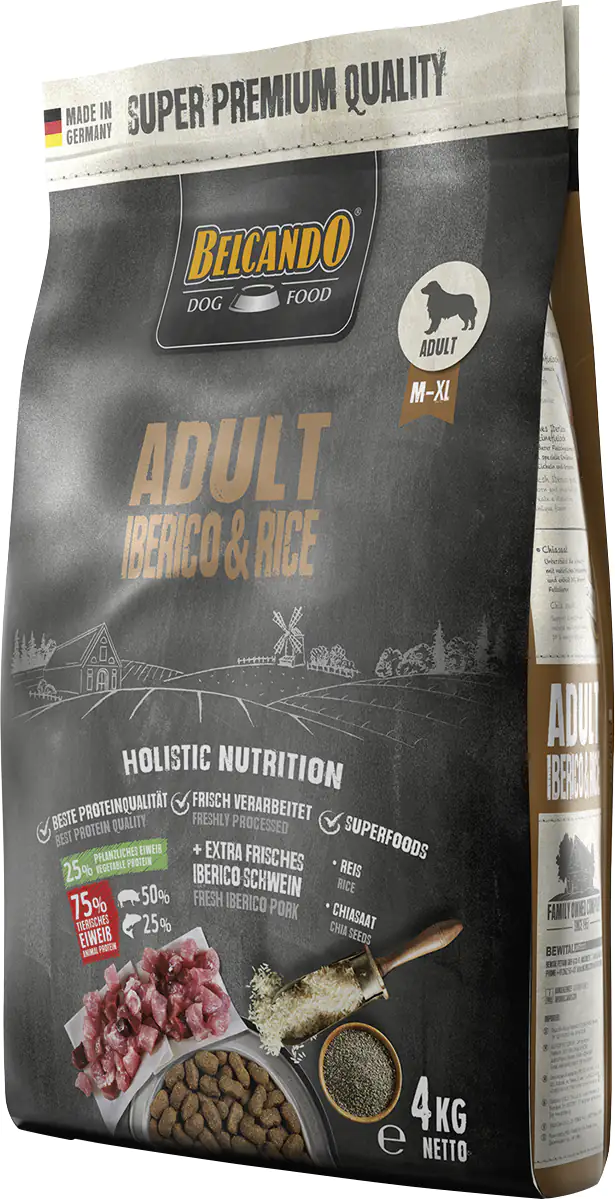 Belcando Hundetrockenfutter Adult 4 kg Schwein & Reis 