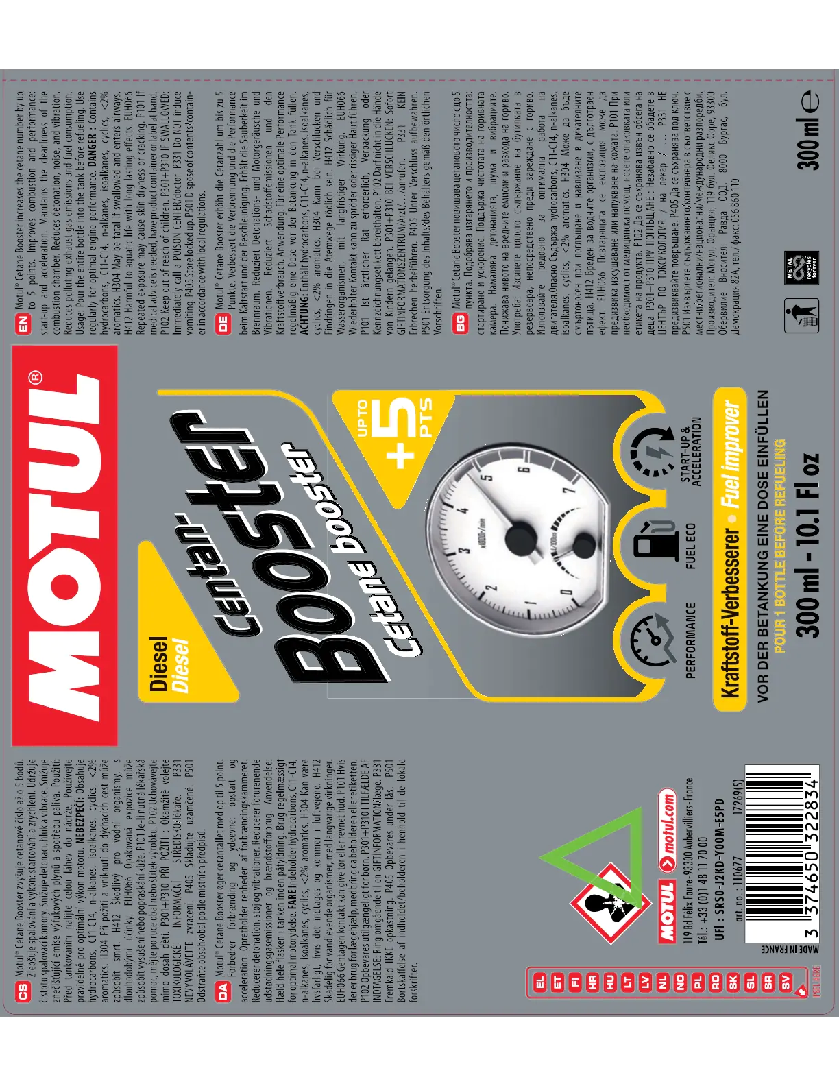 Motul Cetan Booster 300ml