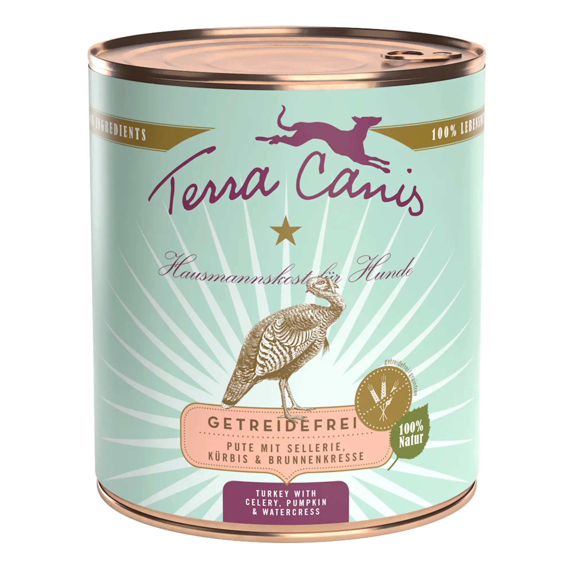 Terra Canis Getreidefrei Pute mit Sellerie Kürbis & Brunnenkresse 800 g