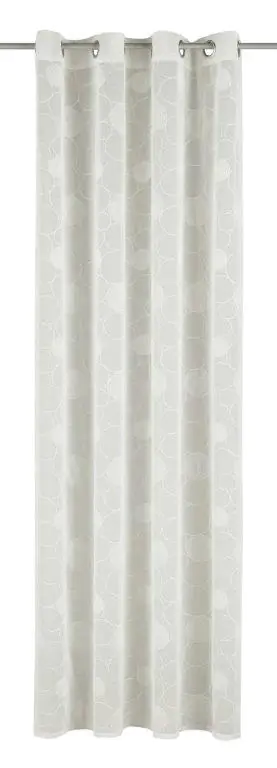 Sehlbach Ösenschal offwhite Kreise 140 x 245 cm  