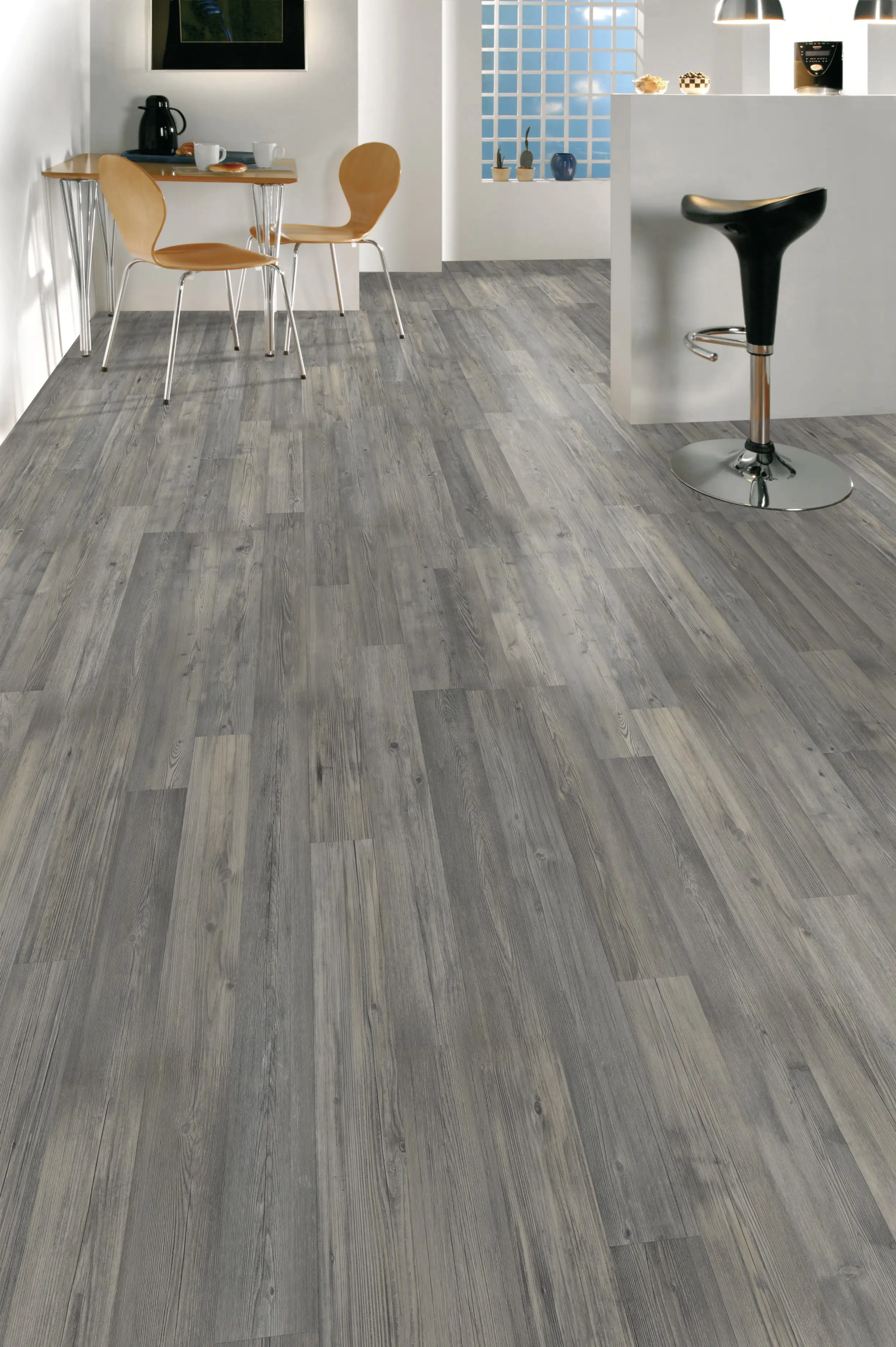 Classen Laminat Edition 7 128,6 x 19,4 cm 7 mm Seekiefer grau 2-Stab