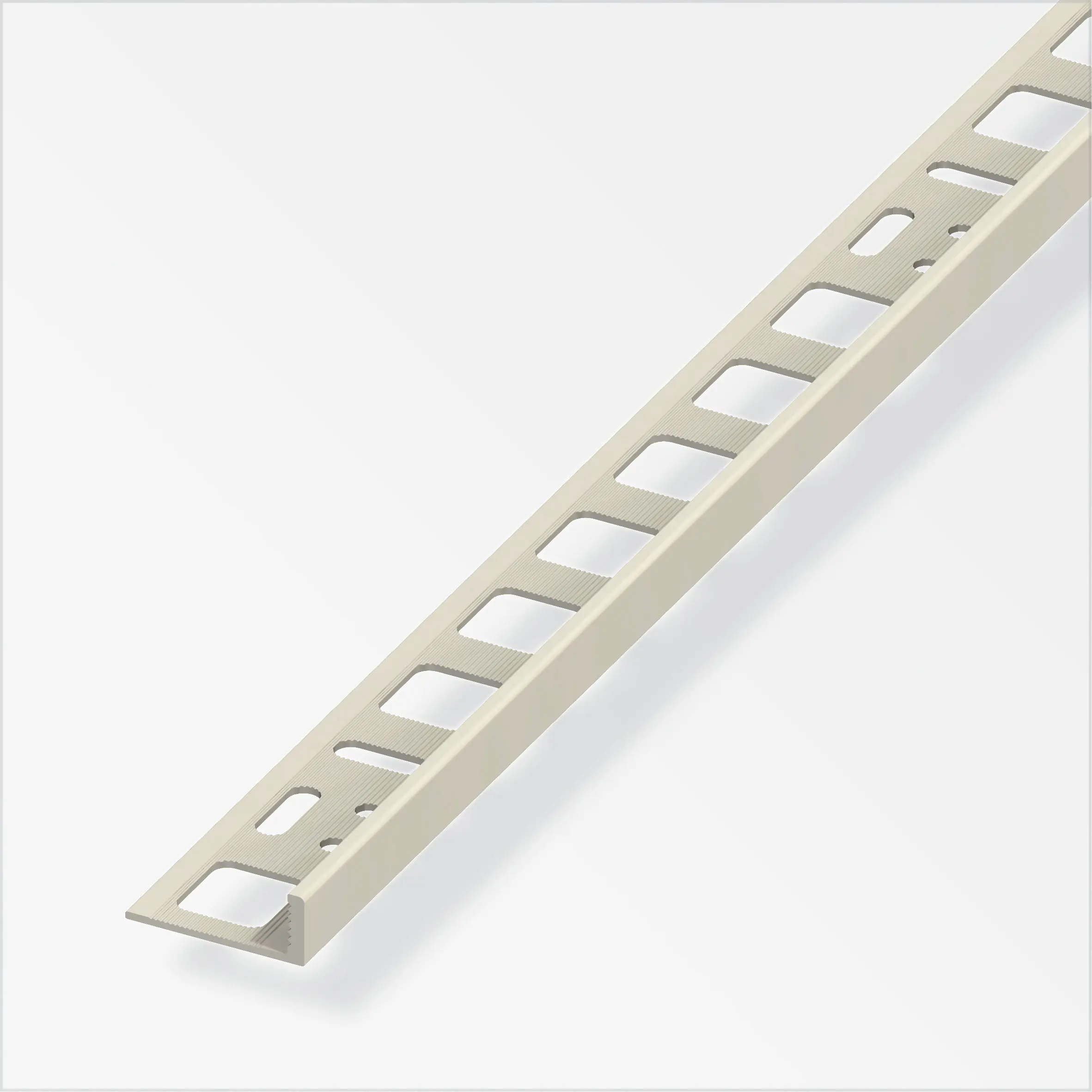 alfer Winkelprofil PVC glatt beige