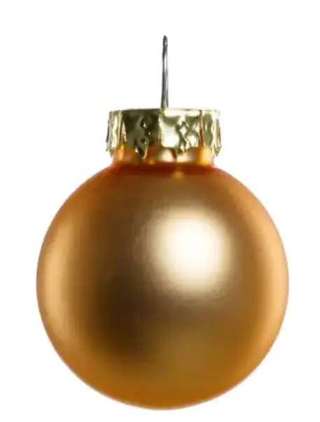 TrendLine Weihnachtskugeln aus Glas Ø 6 cm gold 20 Stück