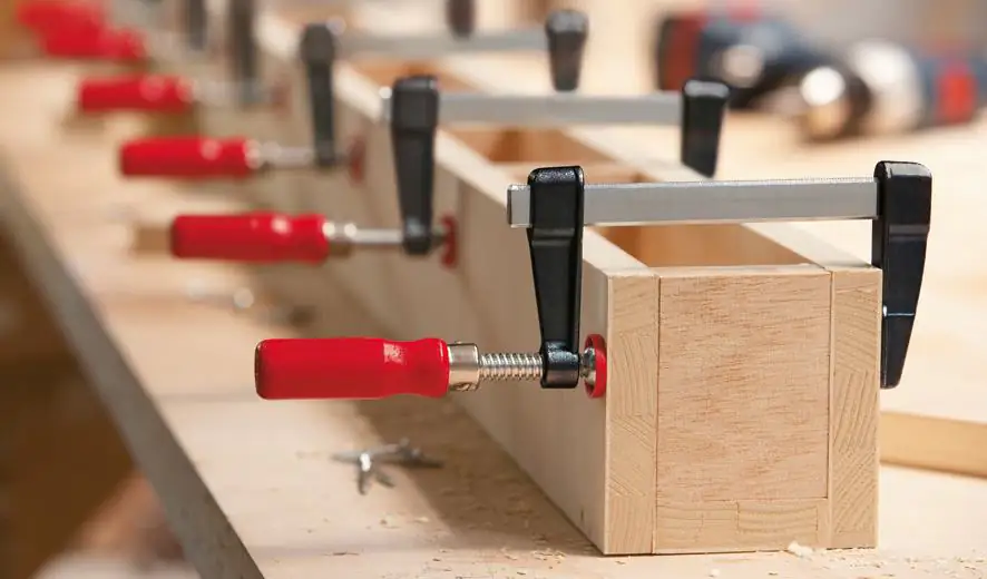 Bessey Druckguss-Zwinge Zink-Druckguss schwarz beschichtet