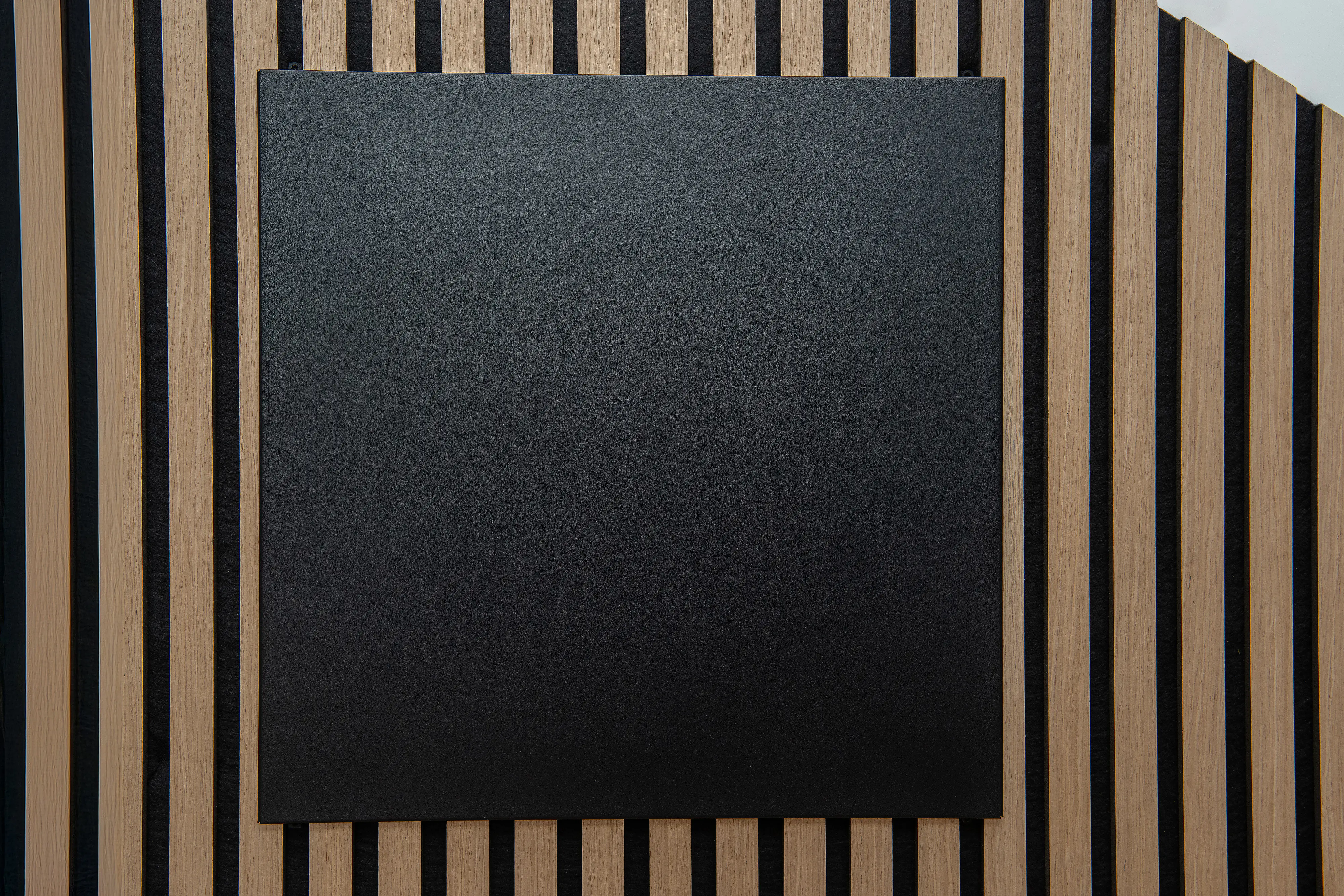 Neuhofer Letterboard für Akustikpaneele schwarz 45 x 44 x 2 cm 