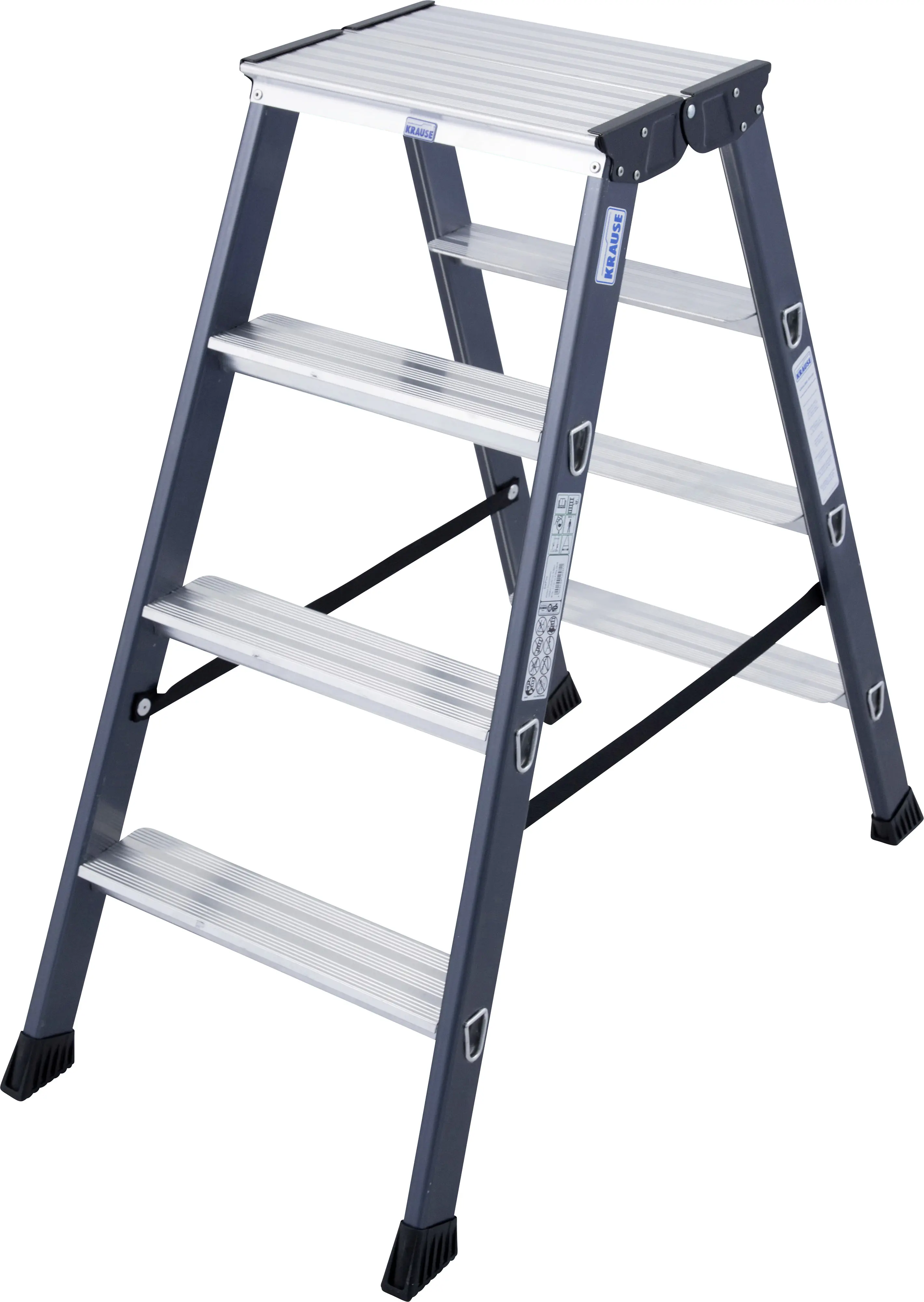 Krause Aluminium-Doppelleiter MONTO SePro D 2,40 m