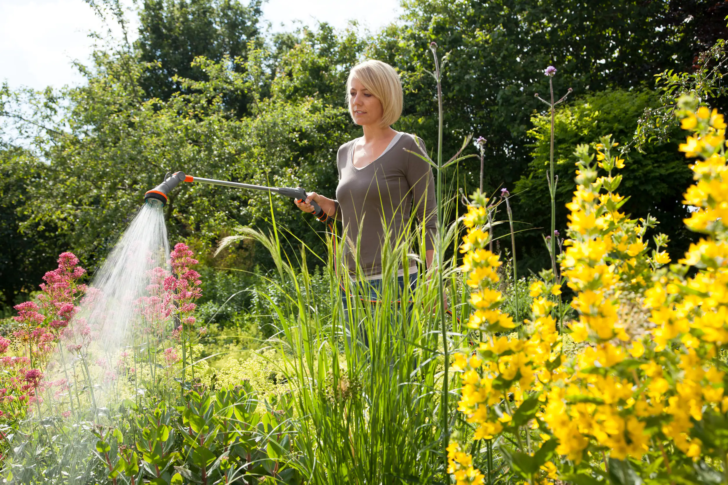 Gardena Gießstab für Gartenschlauch Comfort Blumenampeln 90 cm