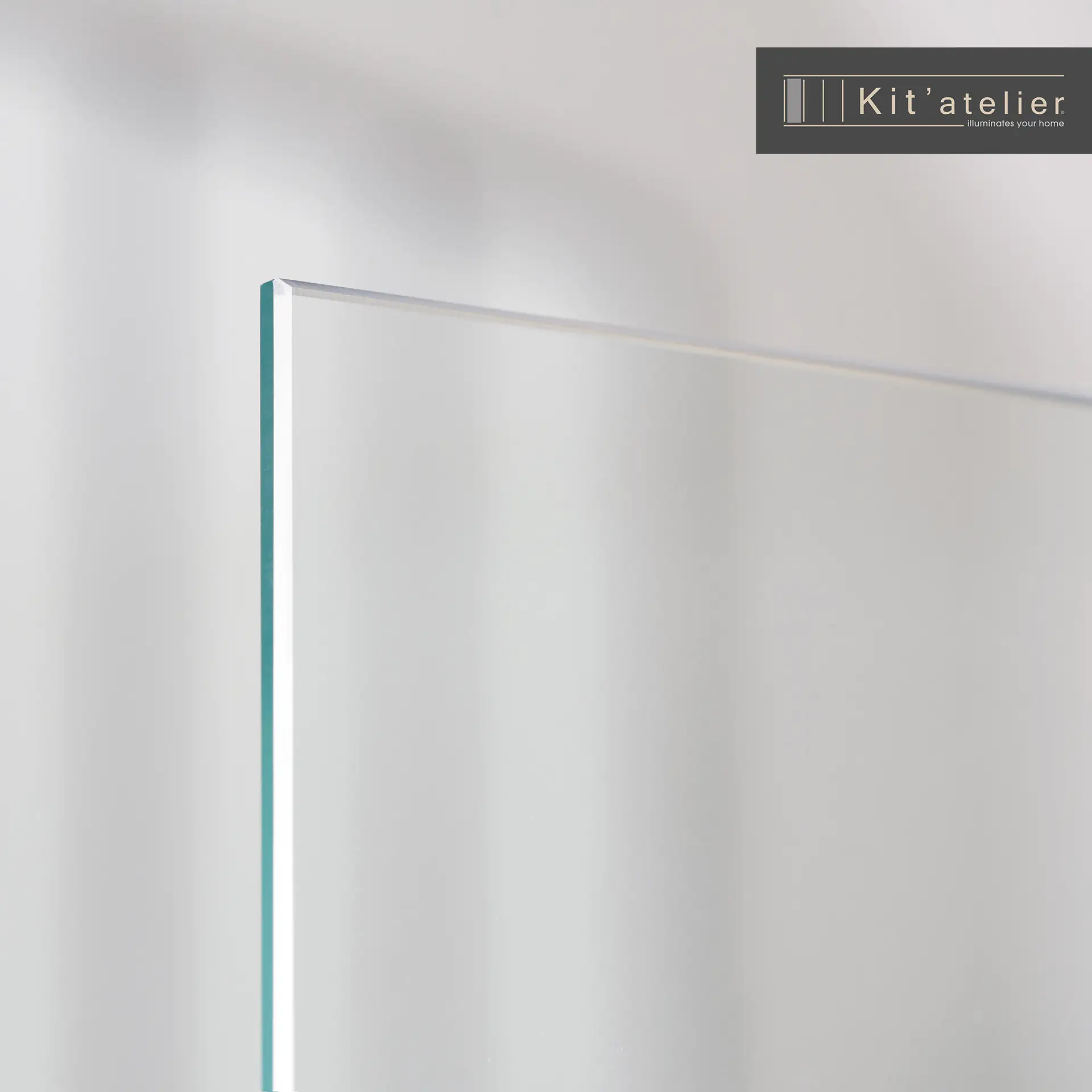 Glas für Trennwand  Verriere Modulo 58,4 x 116,7 cm