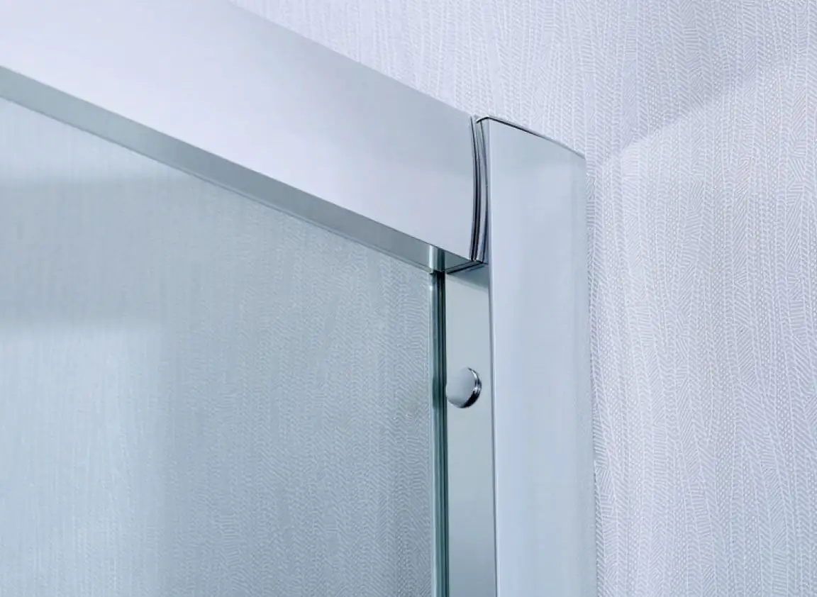 Primaster Runddusche Easy-5 Schiebetür 80 x 80 cm Klarglas chrom