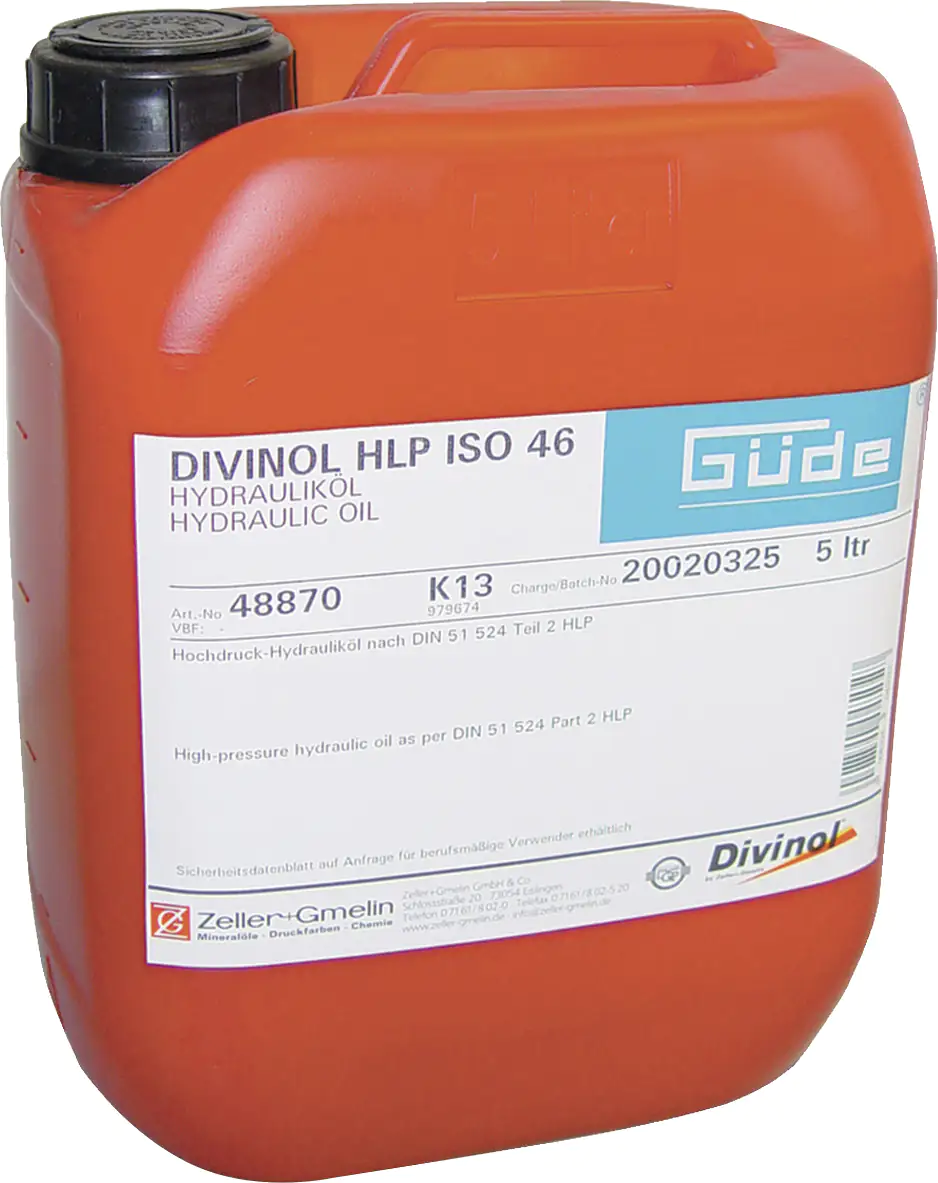 Güde Hydraulik-Öl 5 l, für alle gängigen Hydraulikholzspalter