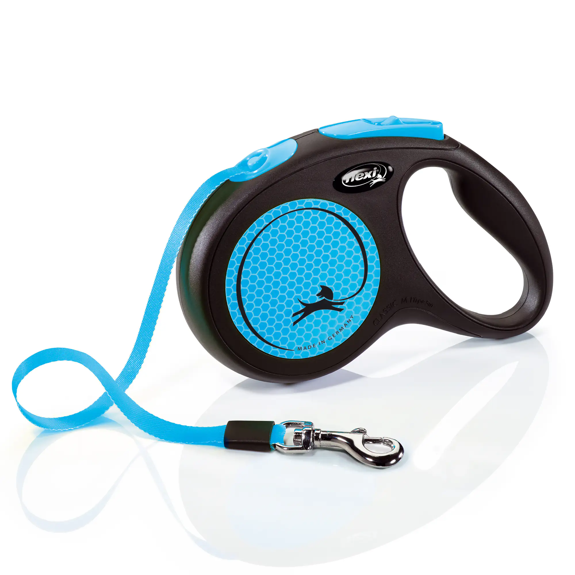 Flexi Hundeleine New Neon Gurt M neonblau