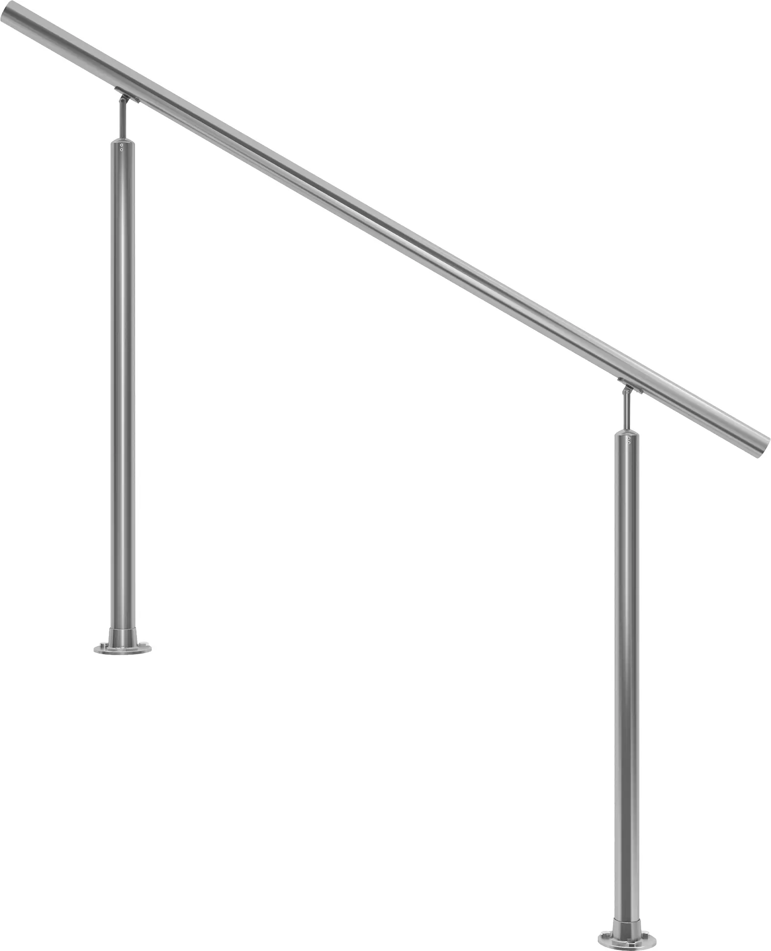 DOLLE Eingangsgeländer PS 513 Edelstahl 150 cm 2 Pfosten