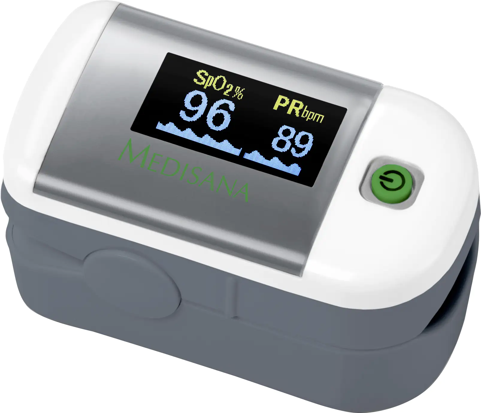 Medisana Pulsoximeter PM 100 zur Messung der Blutsauerstoffsättigung und der Herzfrequenz