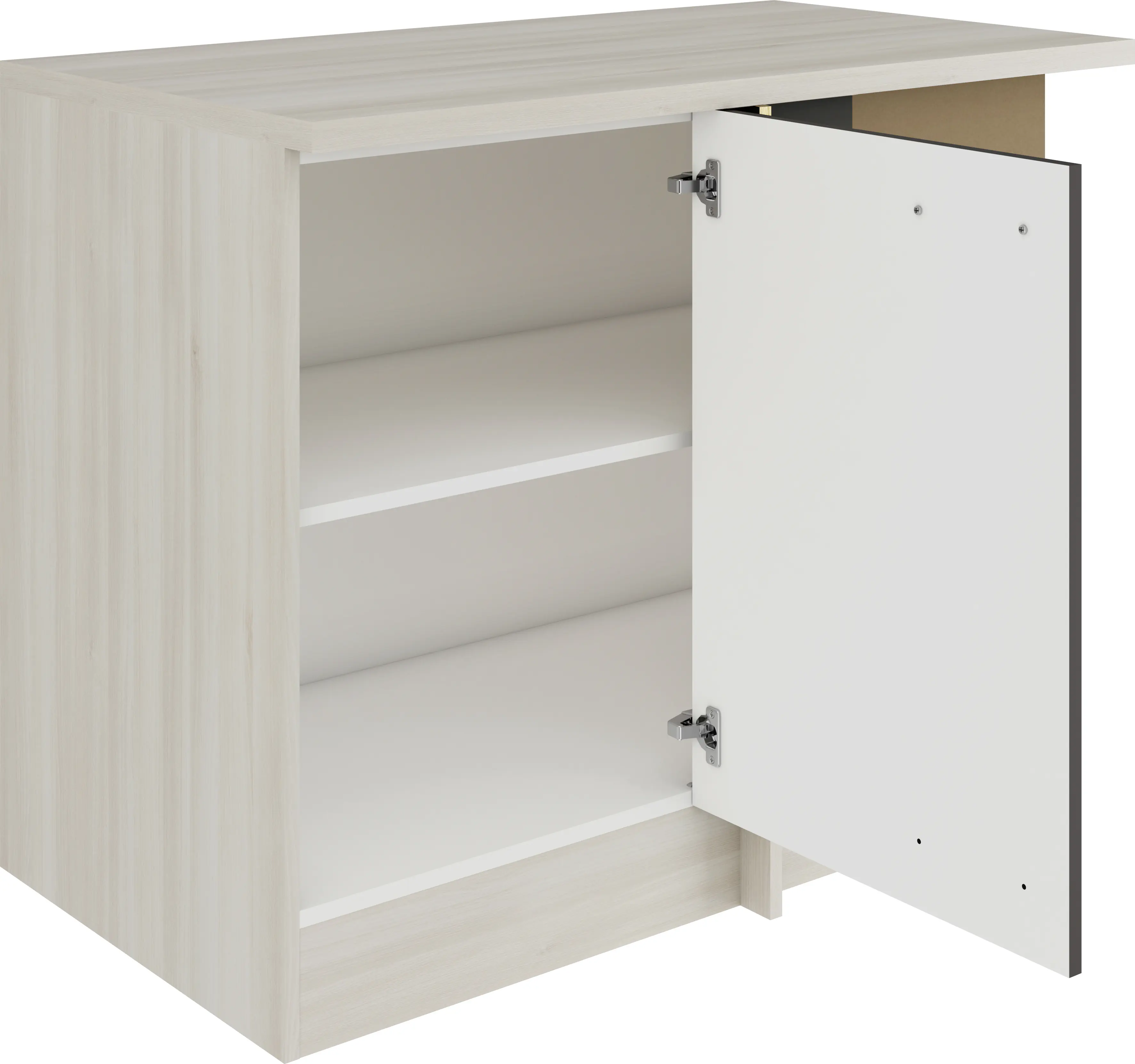 Optifit Eckunterschrank Faro 220 anthrazit/akazie 110 cm