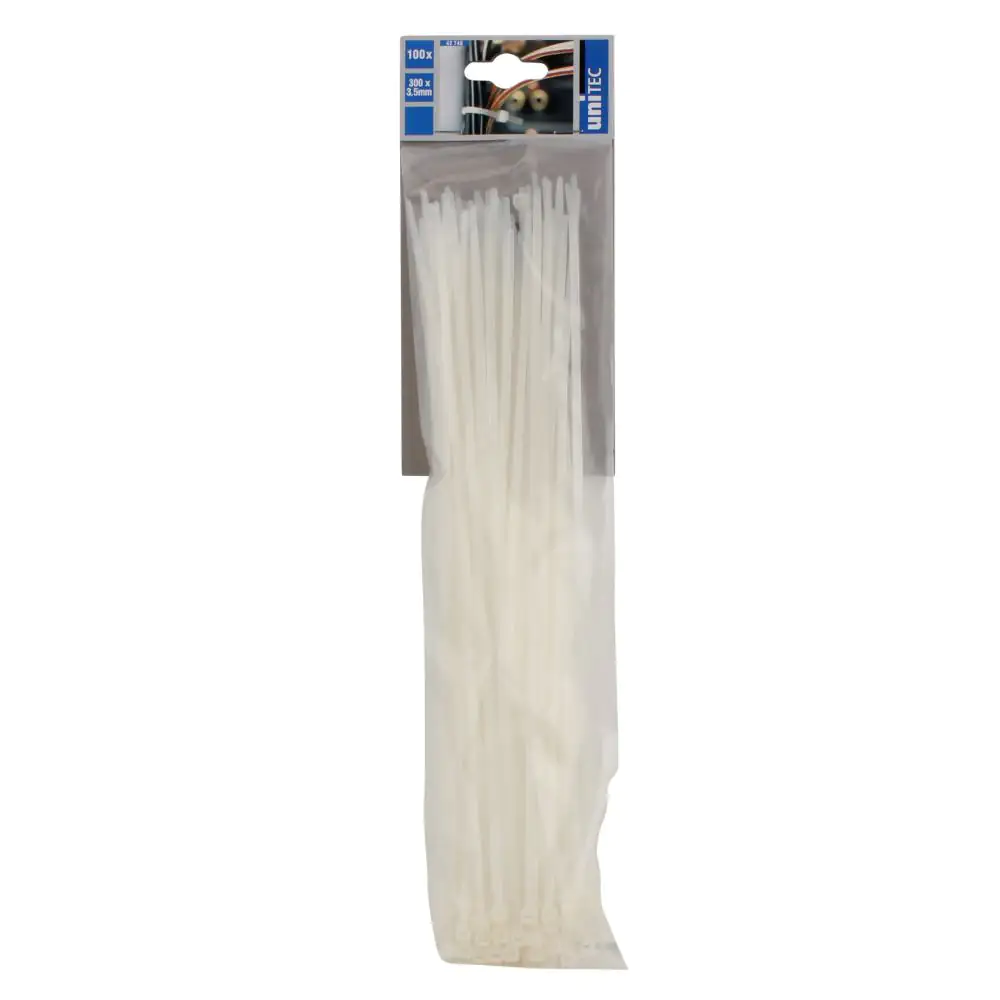 Kabelbinder transparent 30 cm 100 Stück