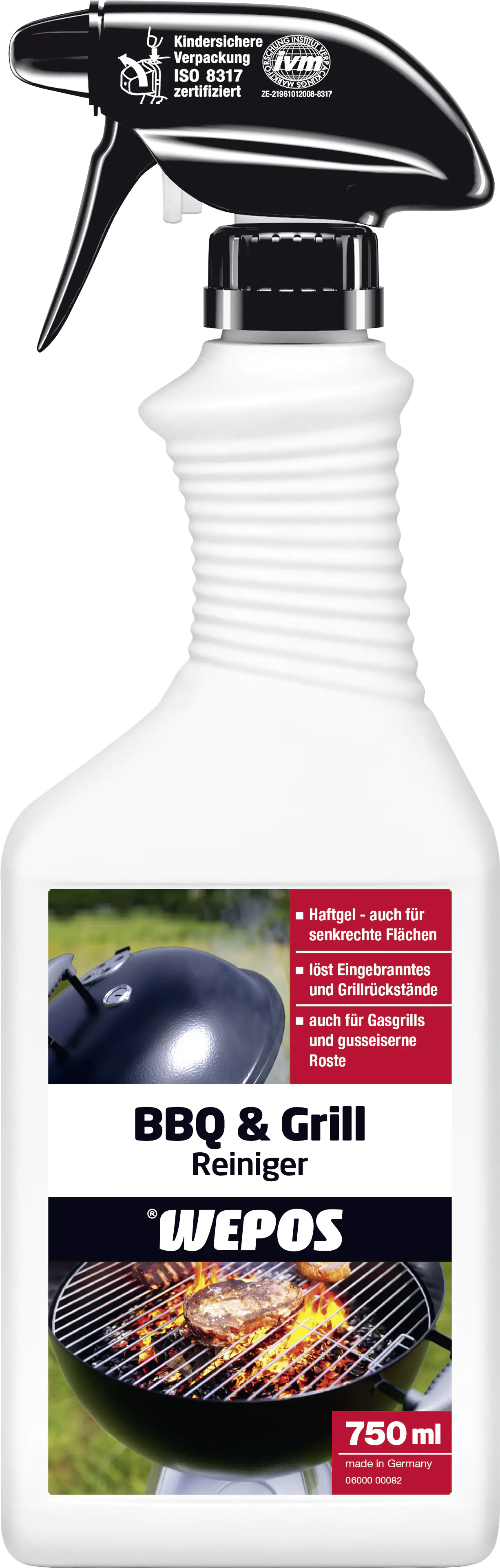 Wepos BBQ und Grillreiniger 750 ml