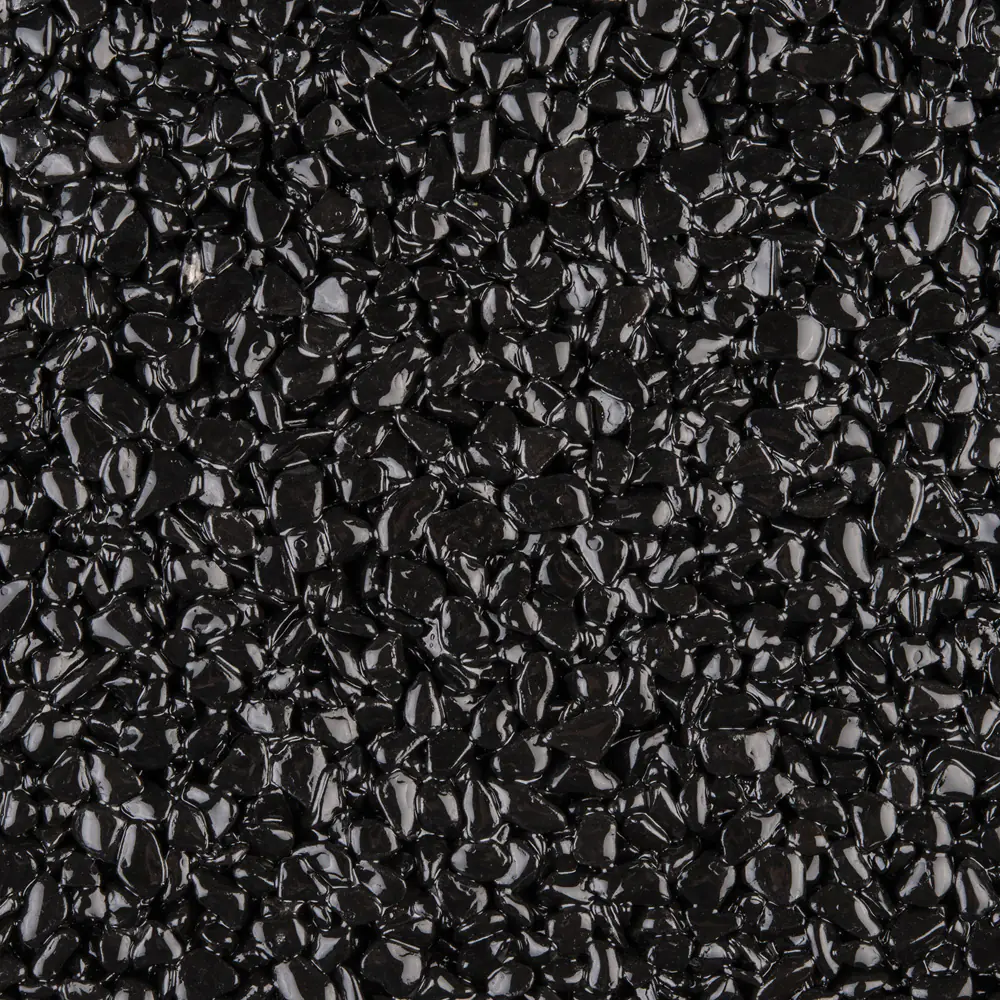 RAVELLO Steinteppich Boden Indoor Körnung Gross Farbe schwarz 26 kg Set