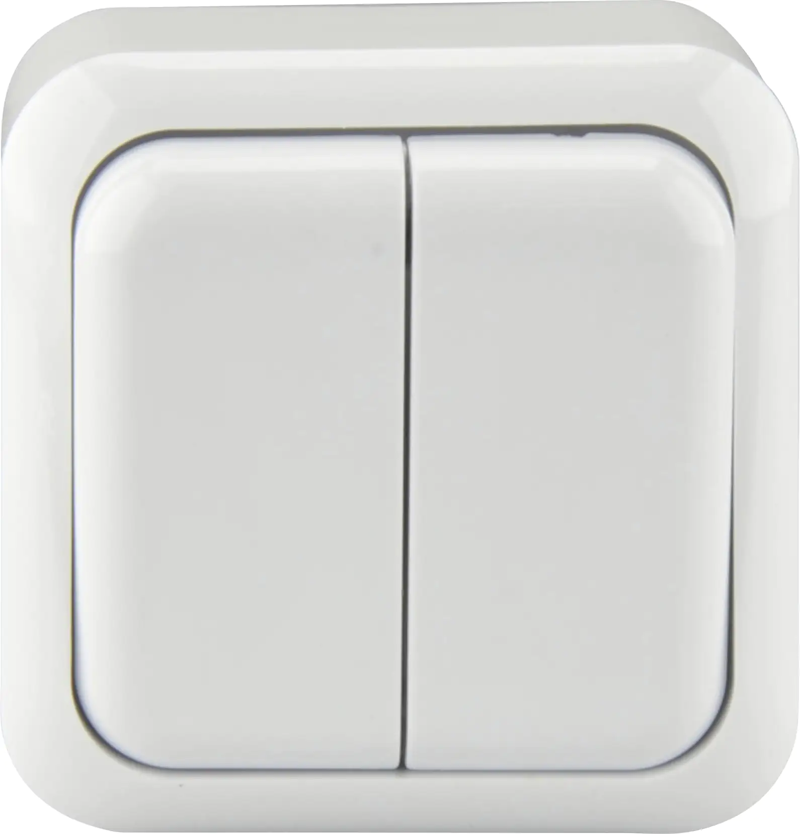 Unitec Serienschalter Aufputz weiß, Serie Standard