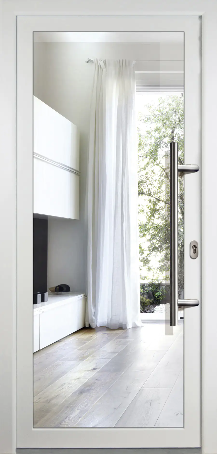 Meeth Haustür Signum PVC Modell 60 88 x 200 cm, DIN rechts, weiß