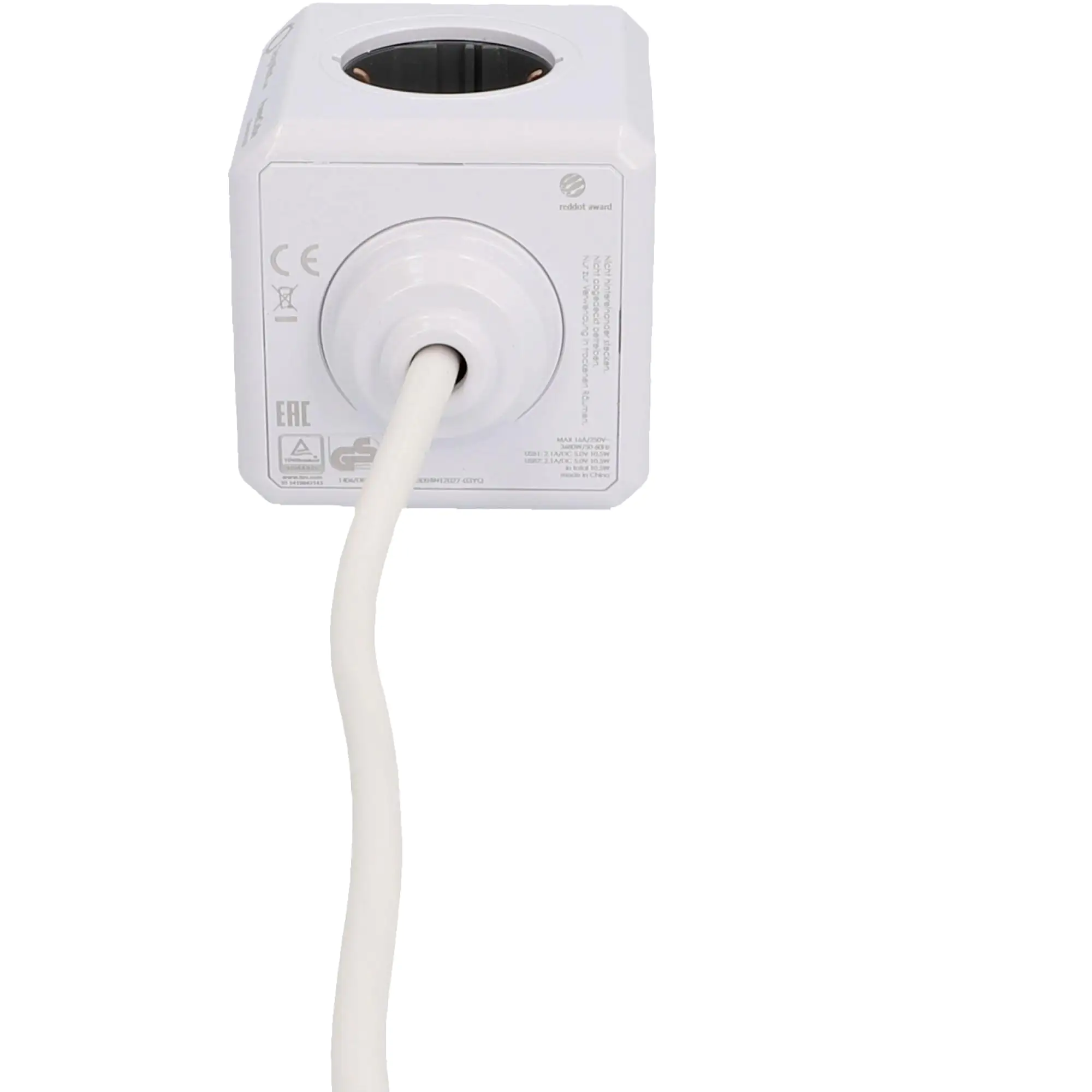 Power Cube 4 + 2 USB 1,5 m Kabel