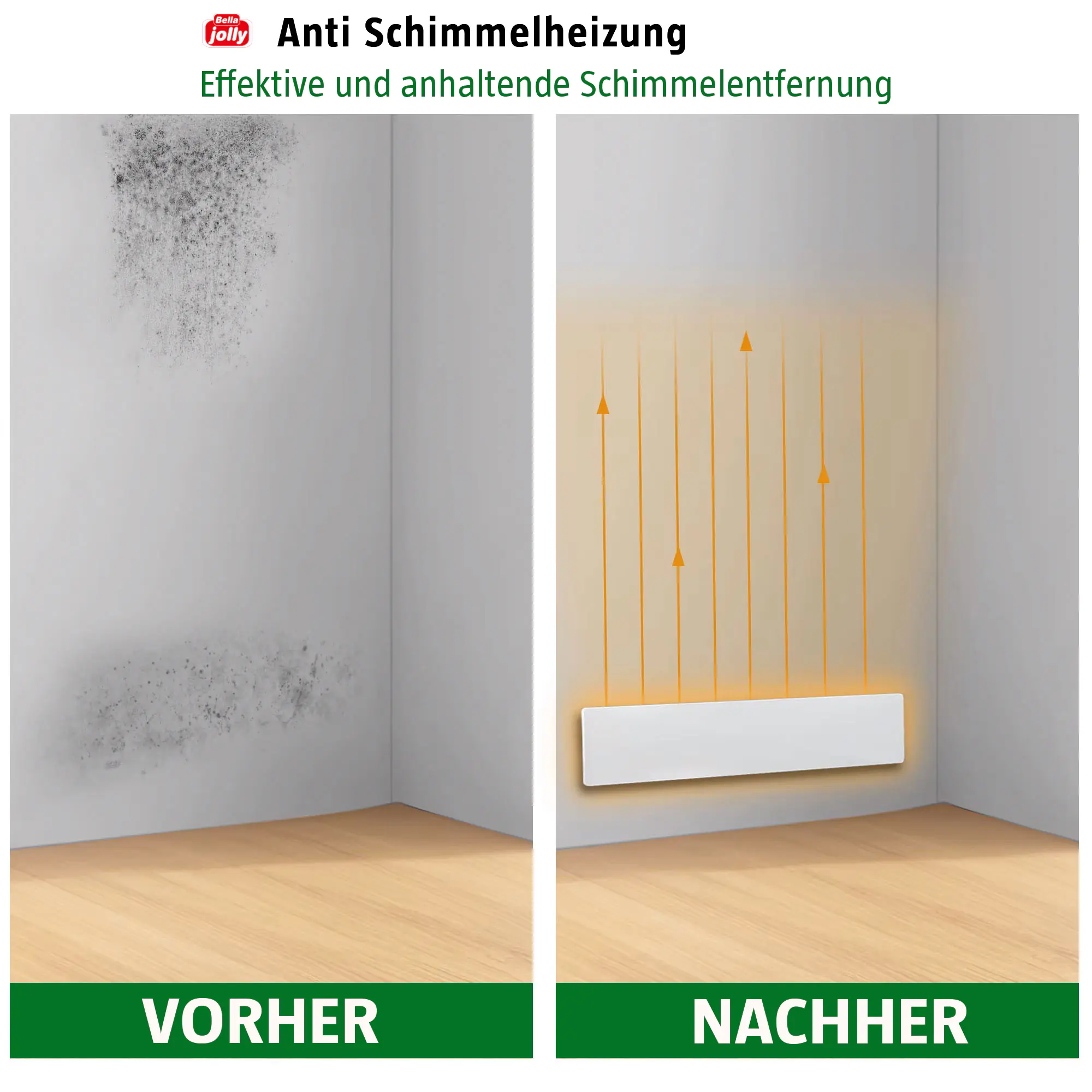 Bella Jolly Infrarotheizung Anti-Schimmel Erweiterung SHK2 - 10 x 50 cm